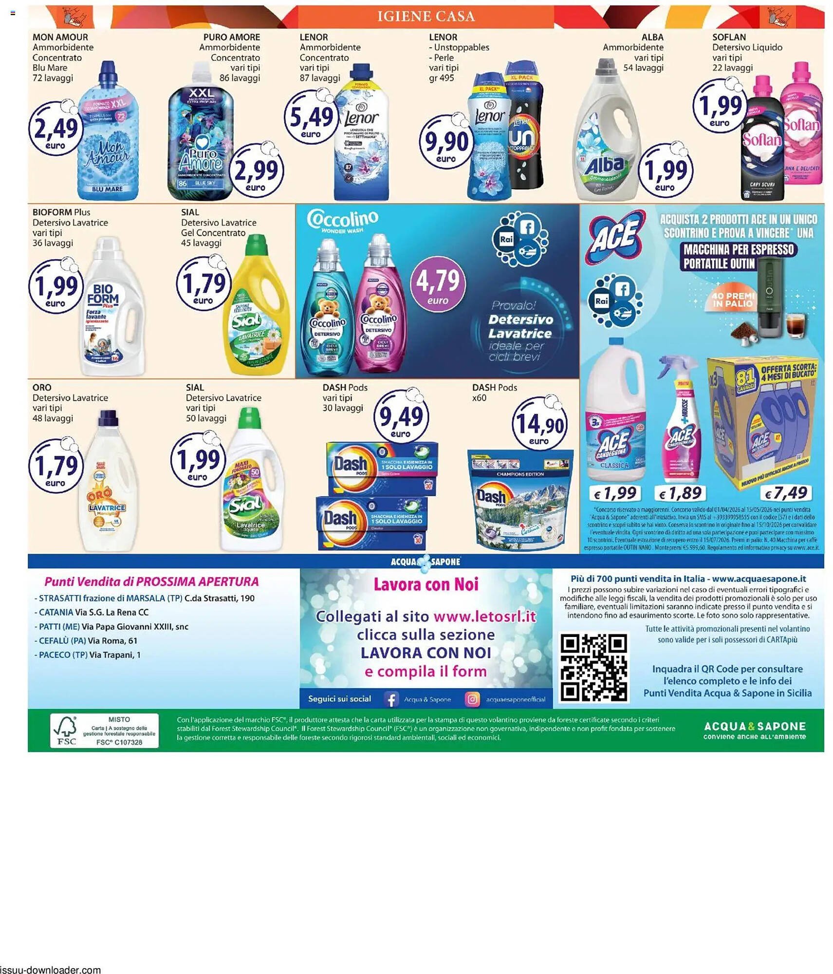 Volantino Acqua &amp; Sapone (2026-04-09 - 2026-04-19)