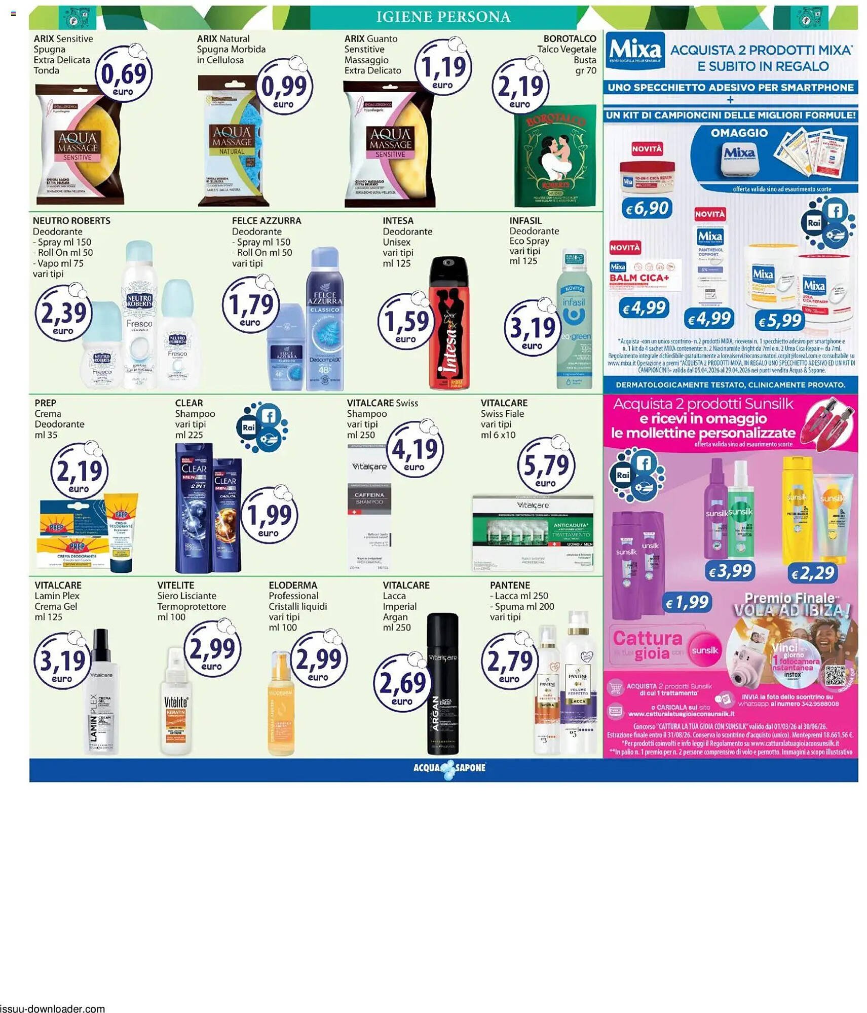 Volantino Acqua &amp; Sapone (2026-04-09 - 2026-04-19)