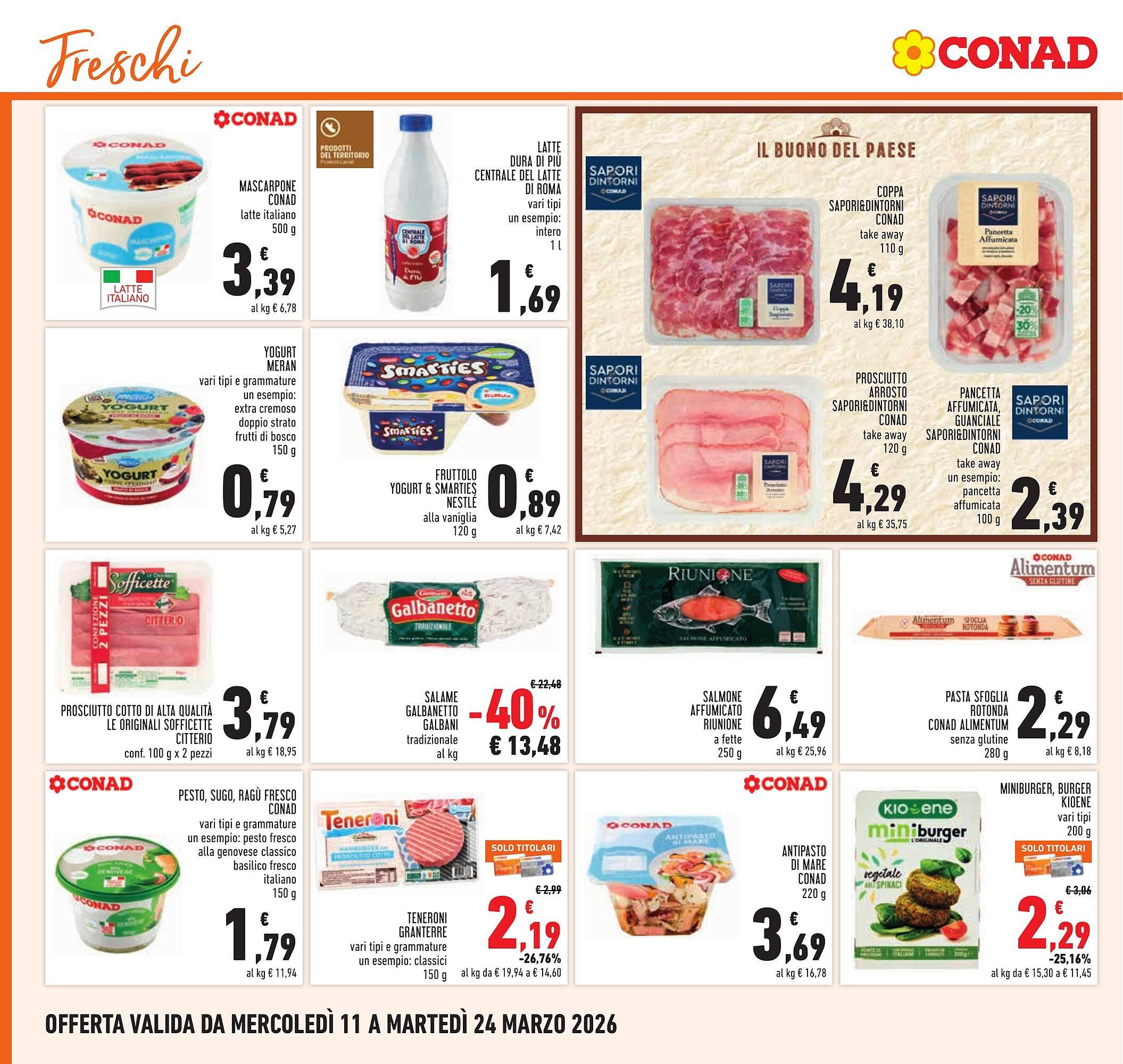 Volantino Conad (2026-03-11 - 2026-03-24)