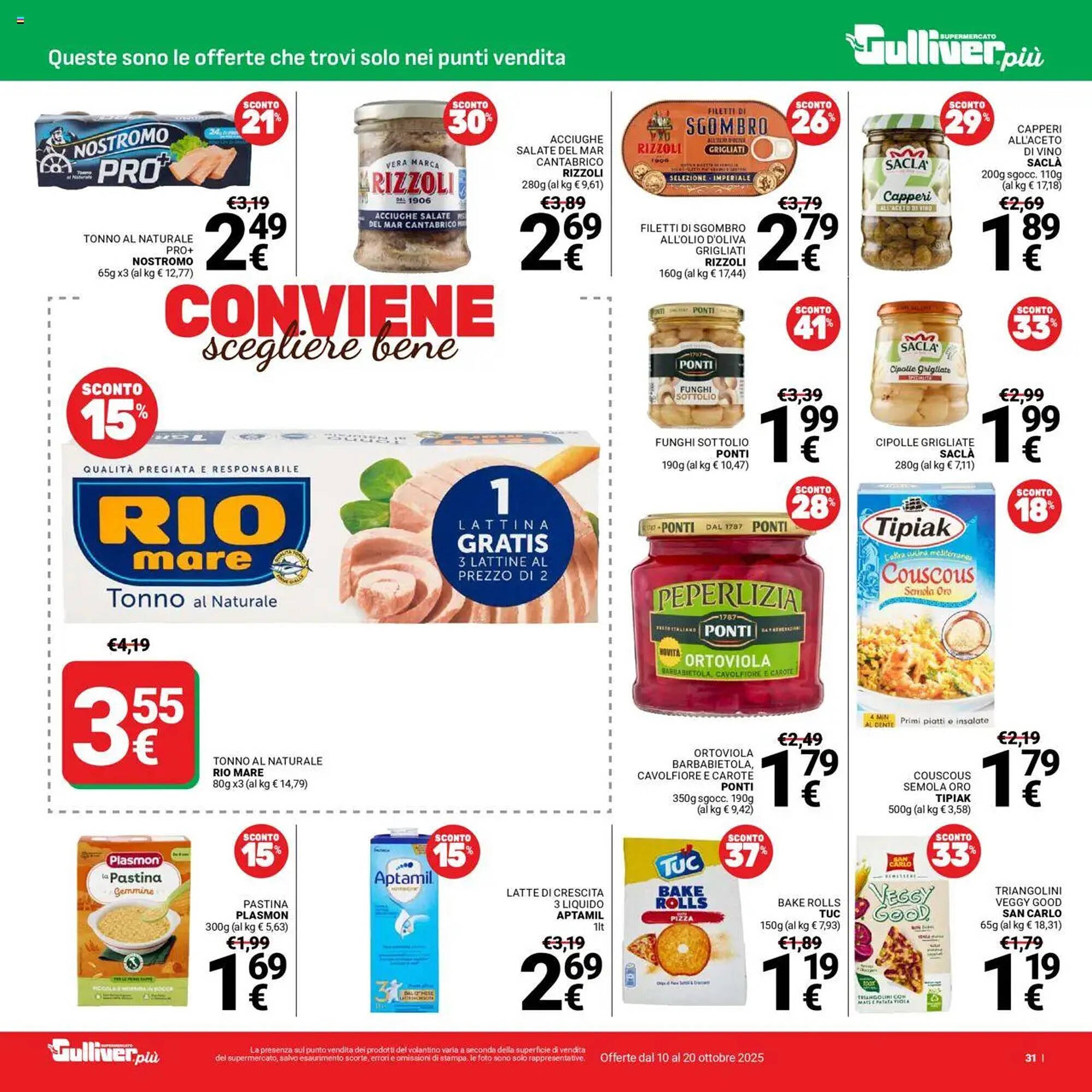 Volantino Supermercati Gulliver (2025-10-10 - 2025-10-20)