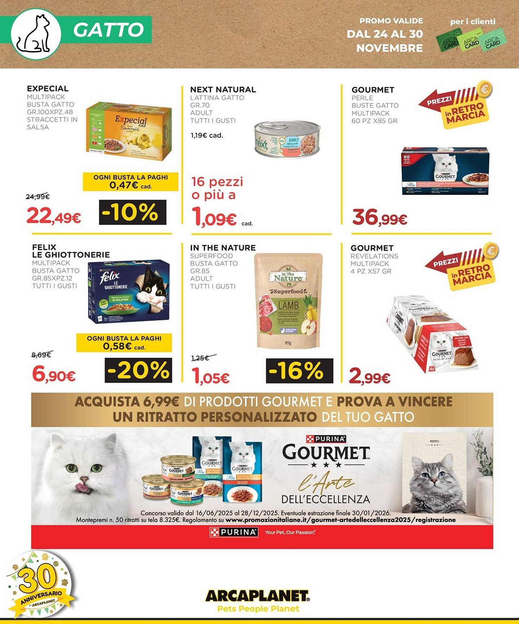 Volantino Arcaplanet (2025-11-24 - 2025-11-30)
