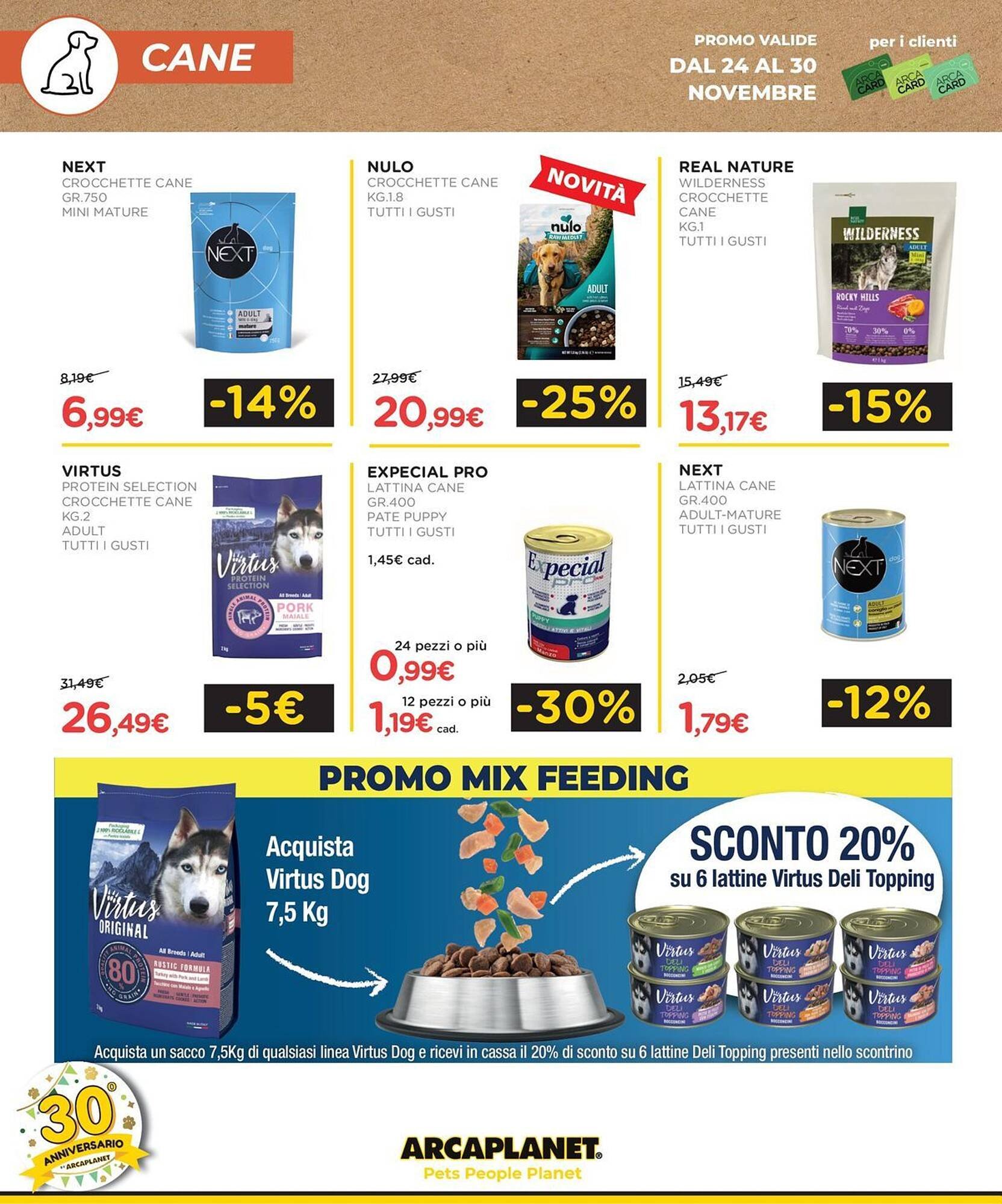 Volantino Arcaplanet (2025-11-24 - 2025-11-30)