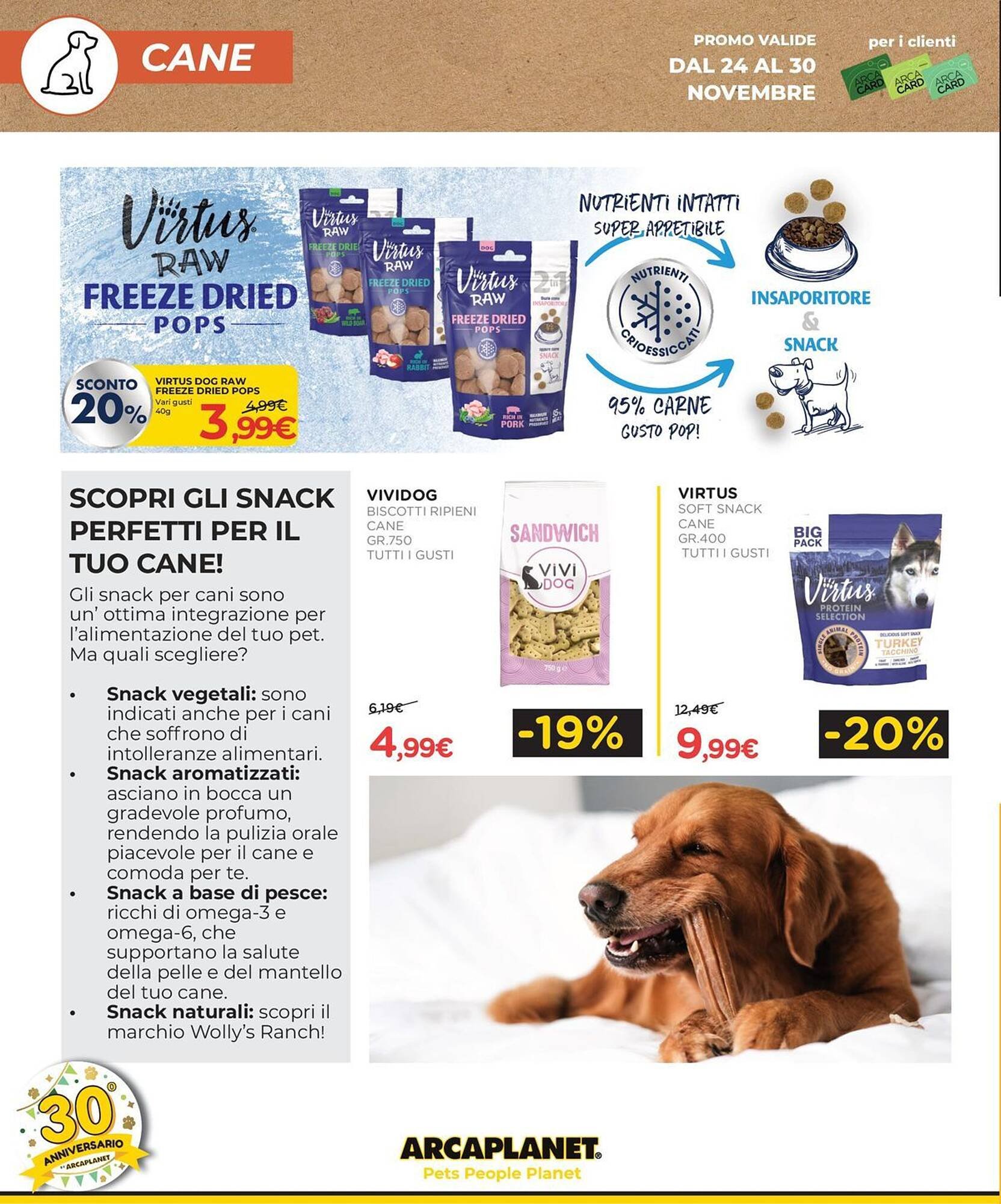 Volantino Arcaplanet (2025-11-24 - 2025-11-30)