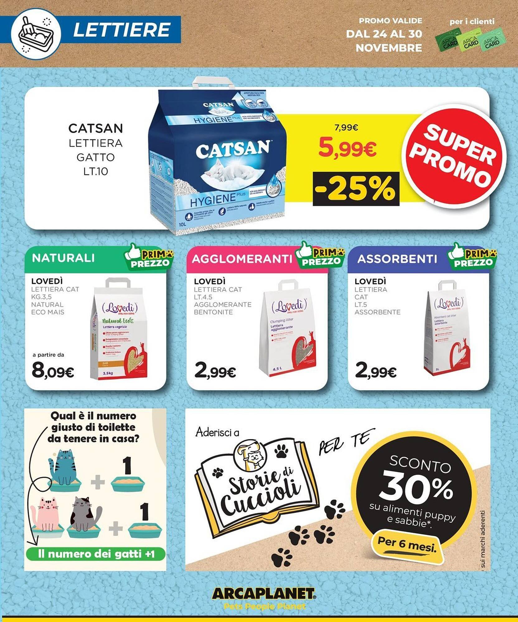 Volantino Arcaplanet (2025-11-24 - 2025-11-30)