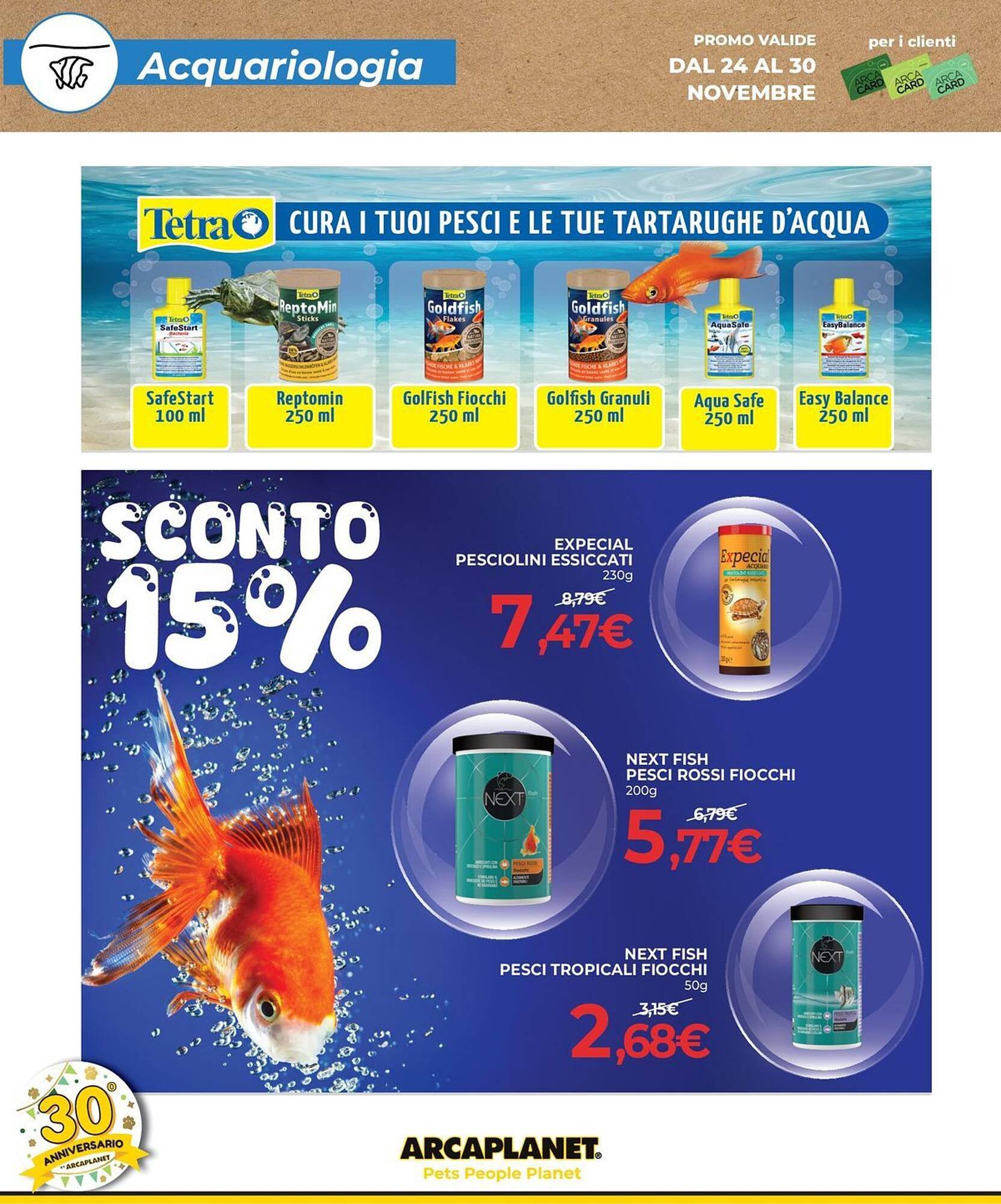 Volantino Arcaplanet (2025-11-24 - 2025-11-30)