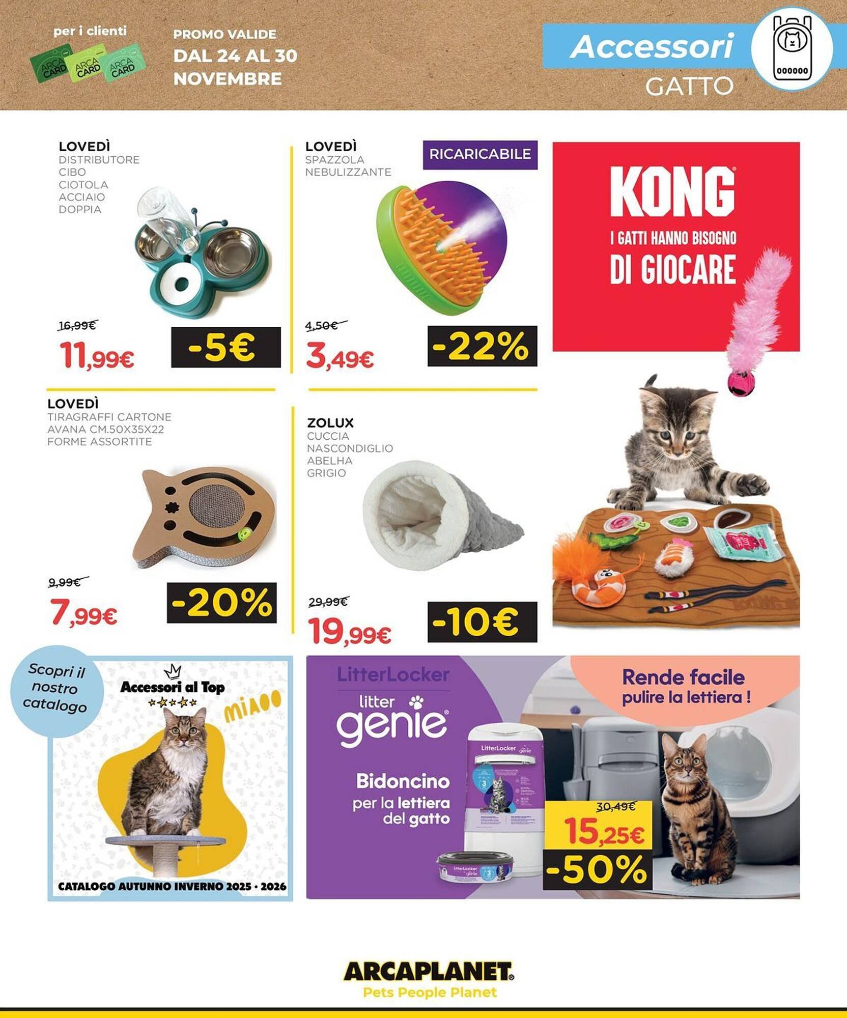 Volantino Arcaplanet (2025-11-24 - 2025-11-30)