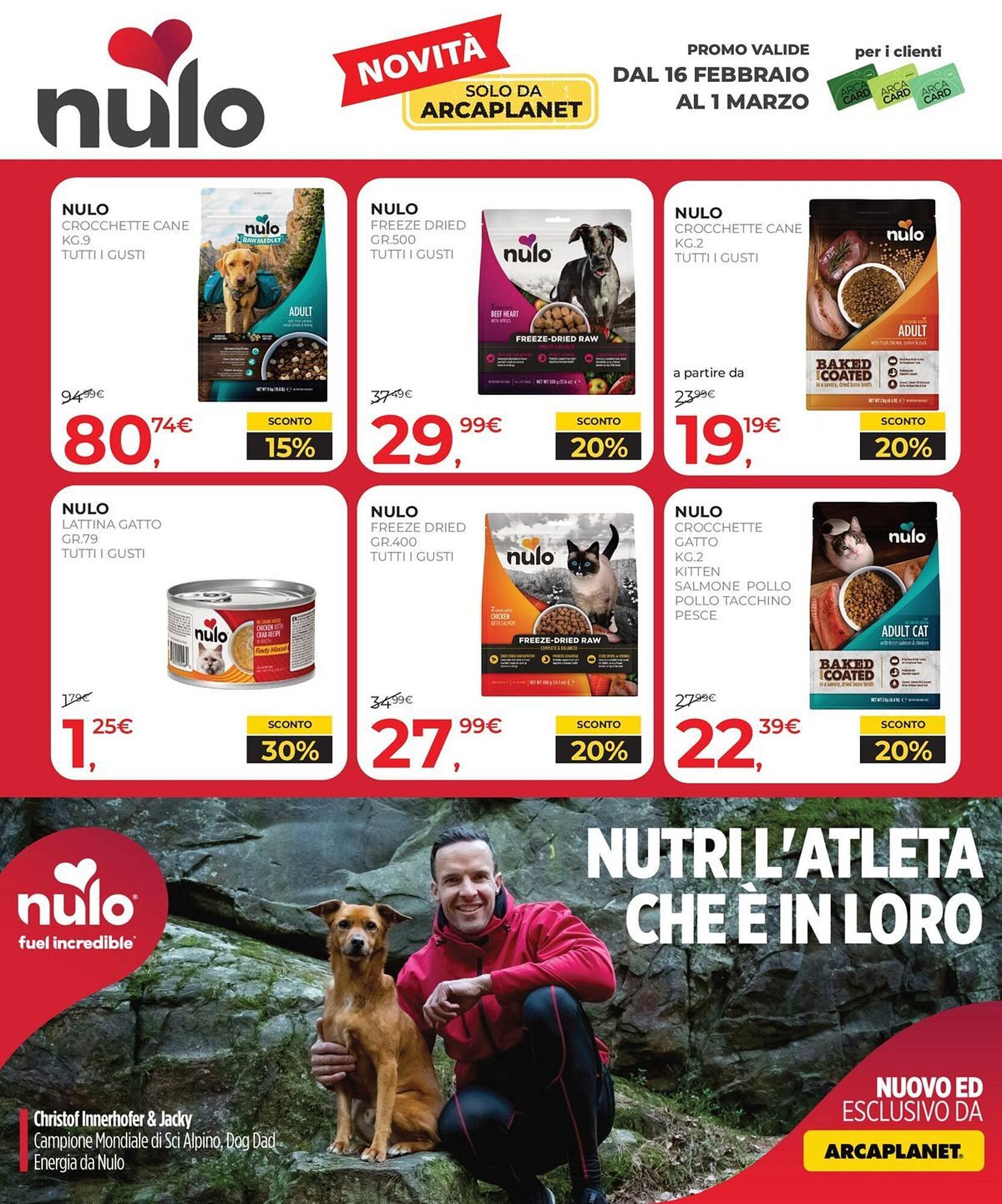 Volantino Arcaplanet (2026-02-16 - 2026-02-28)