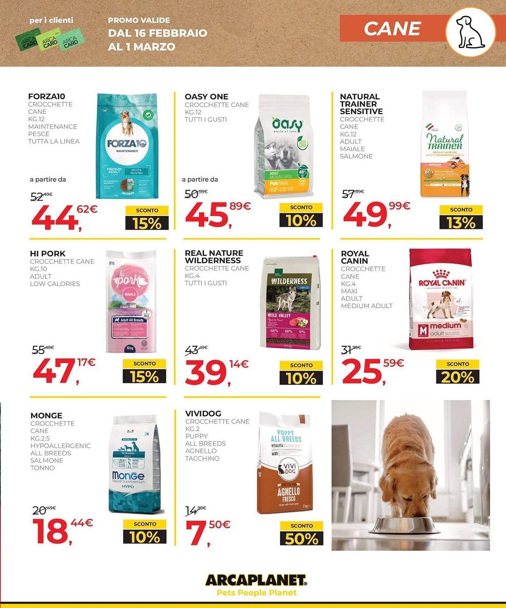 Volantino Arcaplanet (2026-02-16 - 2026-02-28)