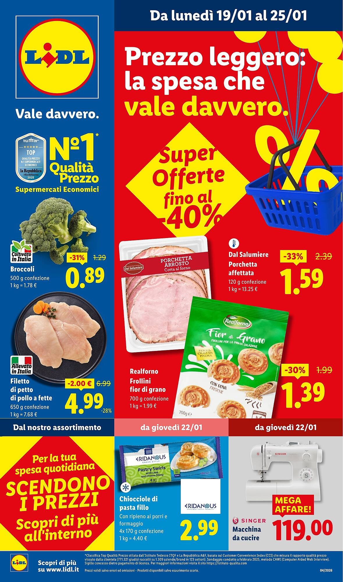 Volantino Lidl (2026-01-19 - 2026-01-25)
