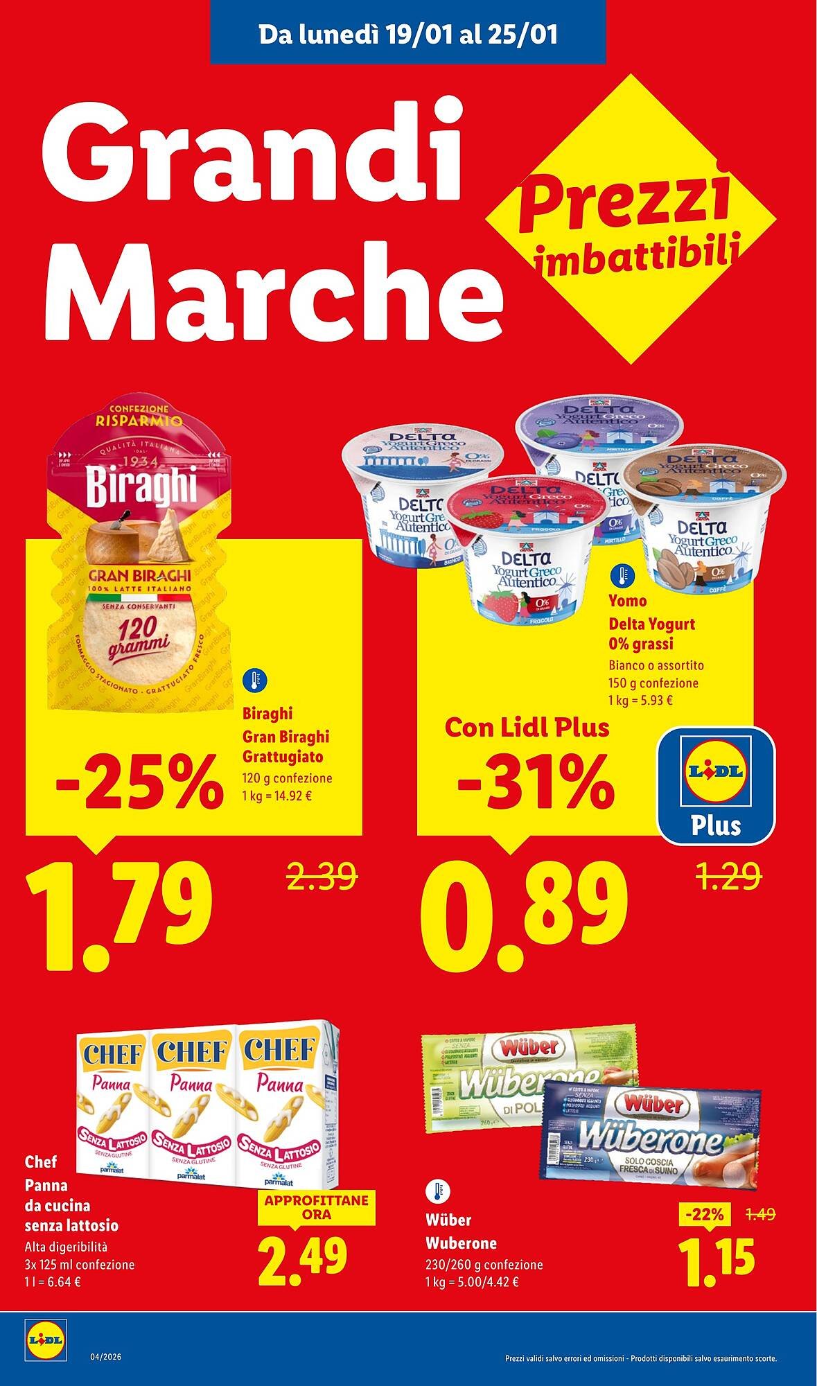Volantino Lidl (2026-01-19 - 2026-01-25)