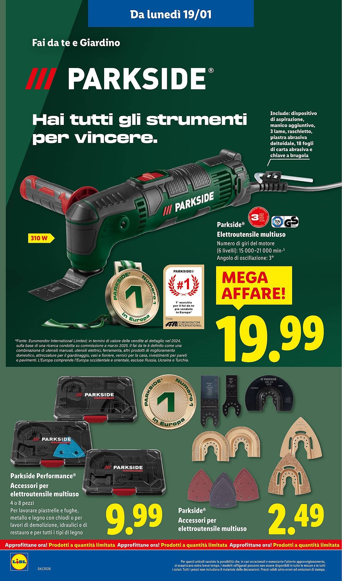 Volantino Lidl (2026-01-19 - 2026-01-25)