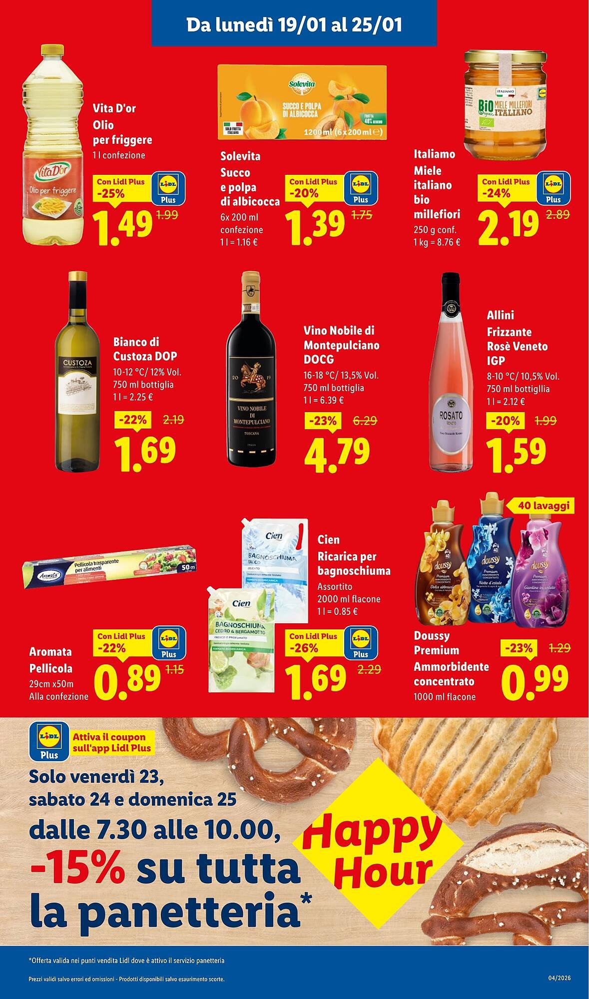 Volantino Lidl (2026-01-19 - 2026-01-25)
