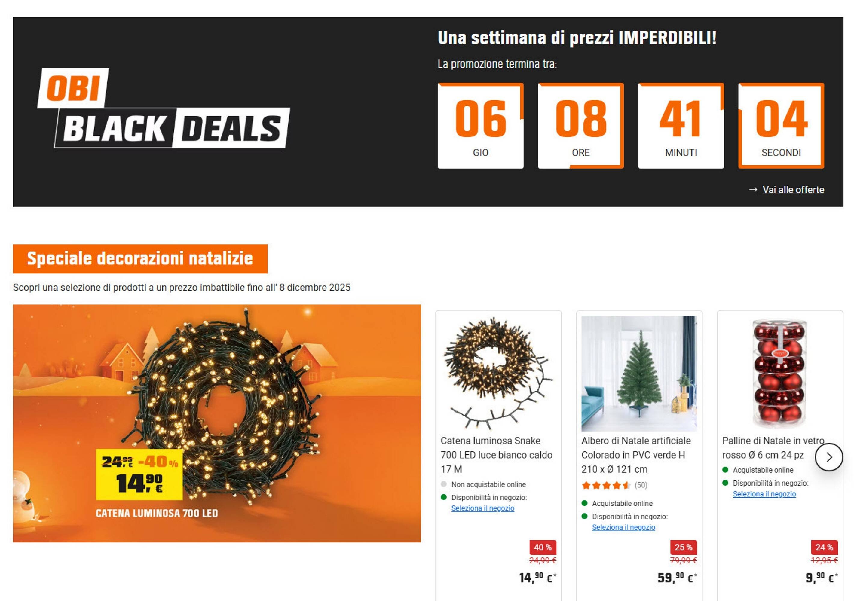 Volantino OBI (2025-11-25 - 2025-12-08)
