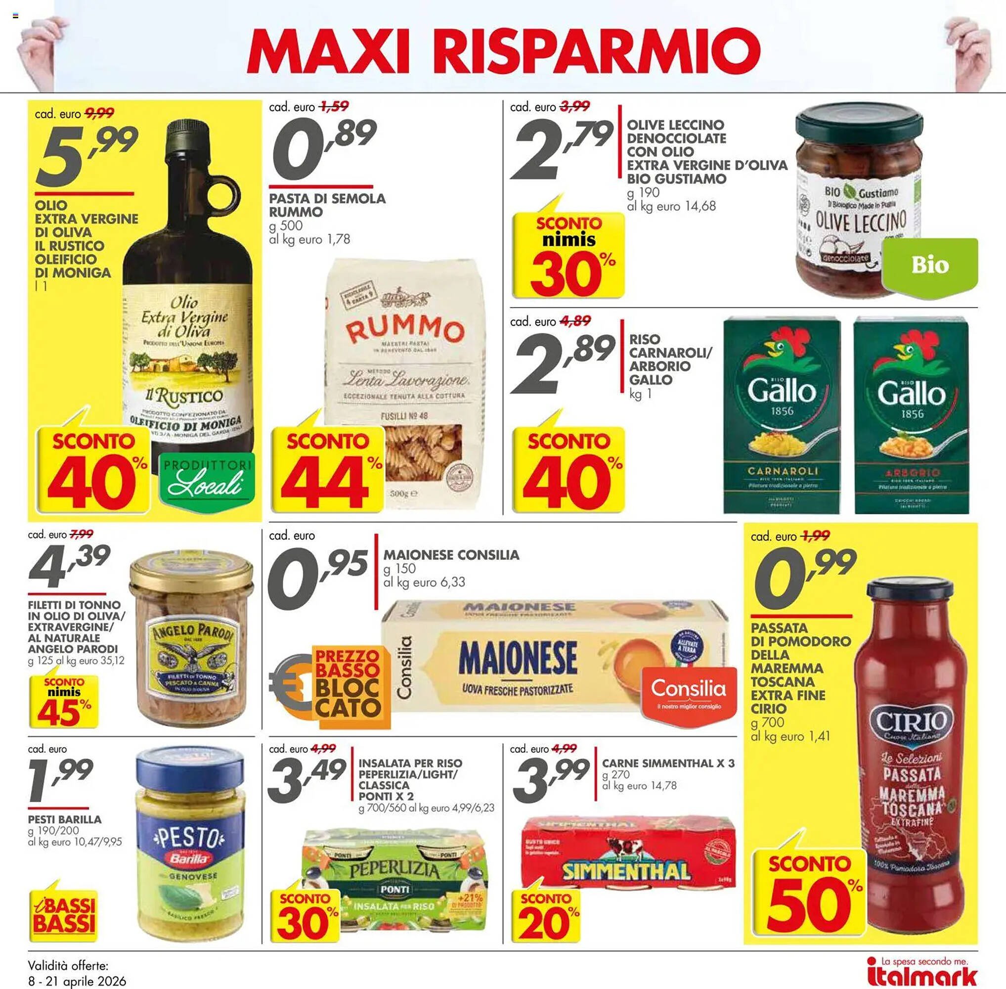 Volantino Italmark (2026-04-08 - 2026-04-21)