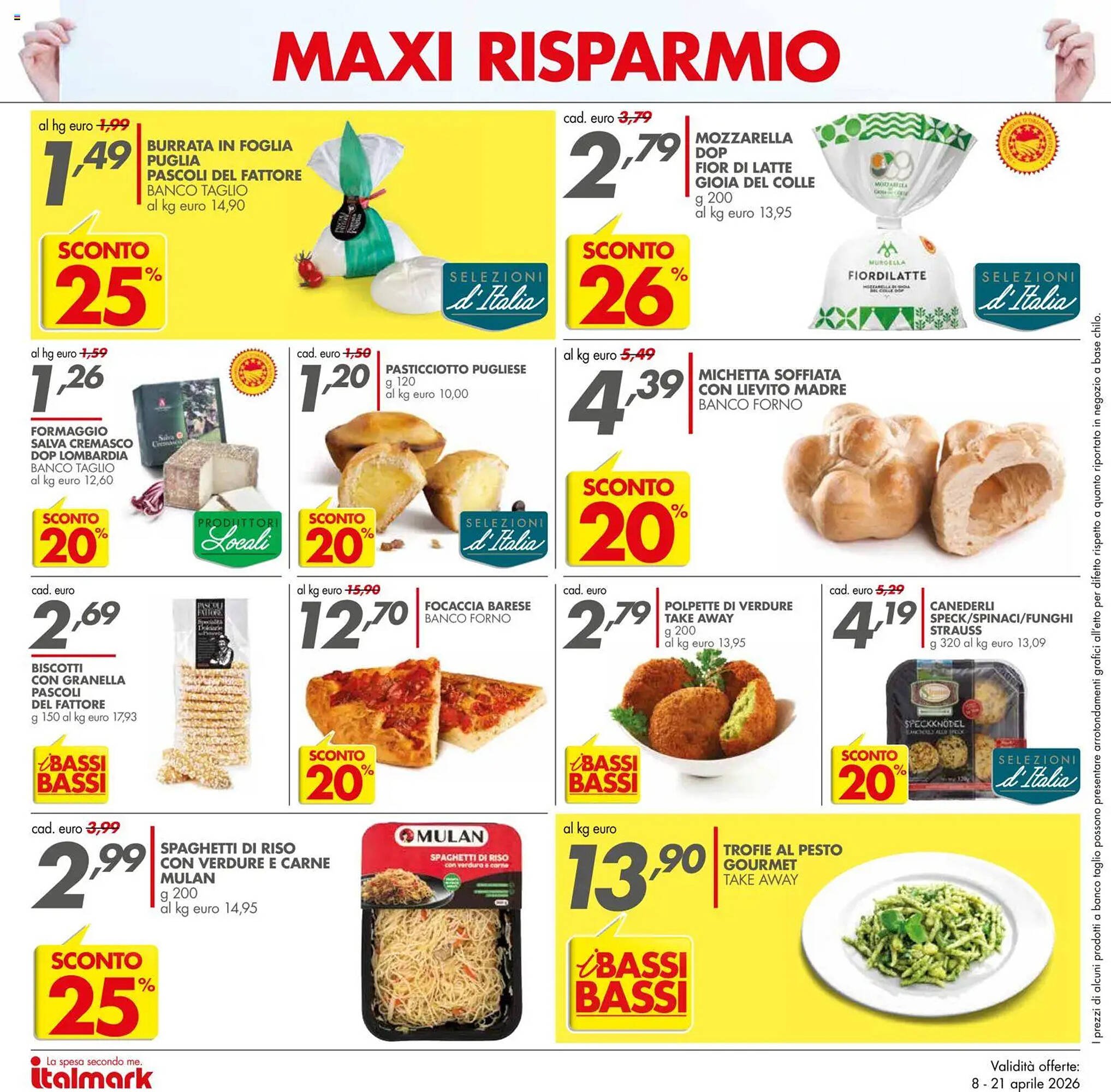 Volantino Italmark (2026-04-08 - 2026-04-21)