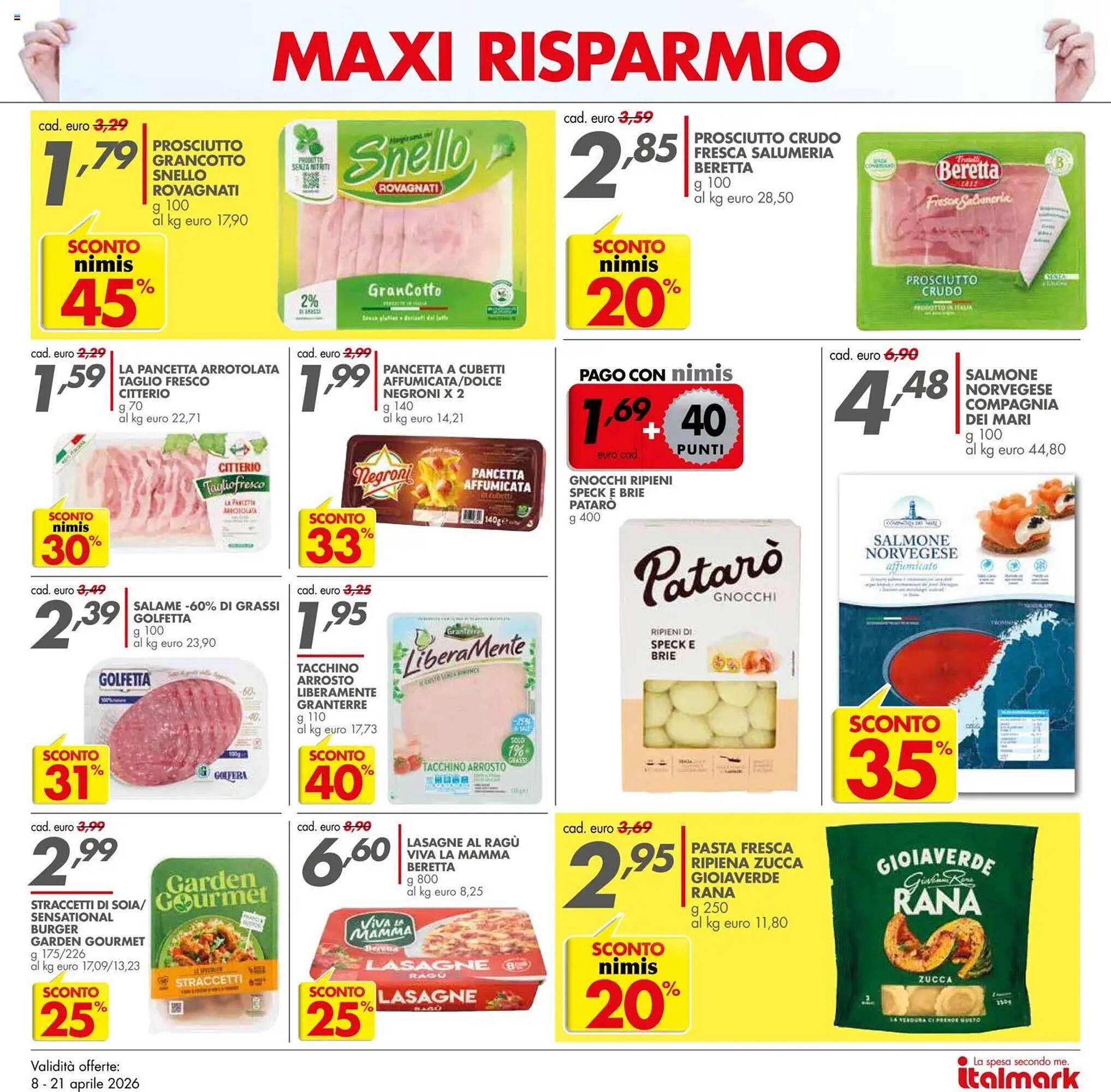 Volantino Italmark (2026-04-08 - 2026-04-21)