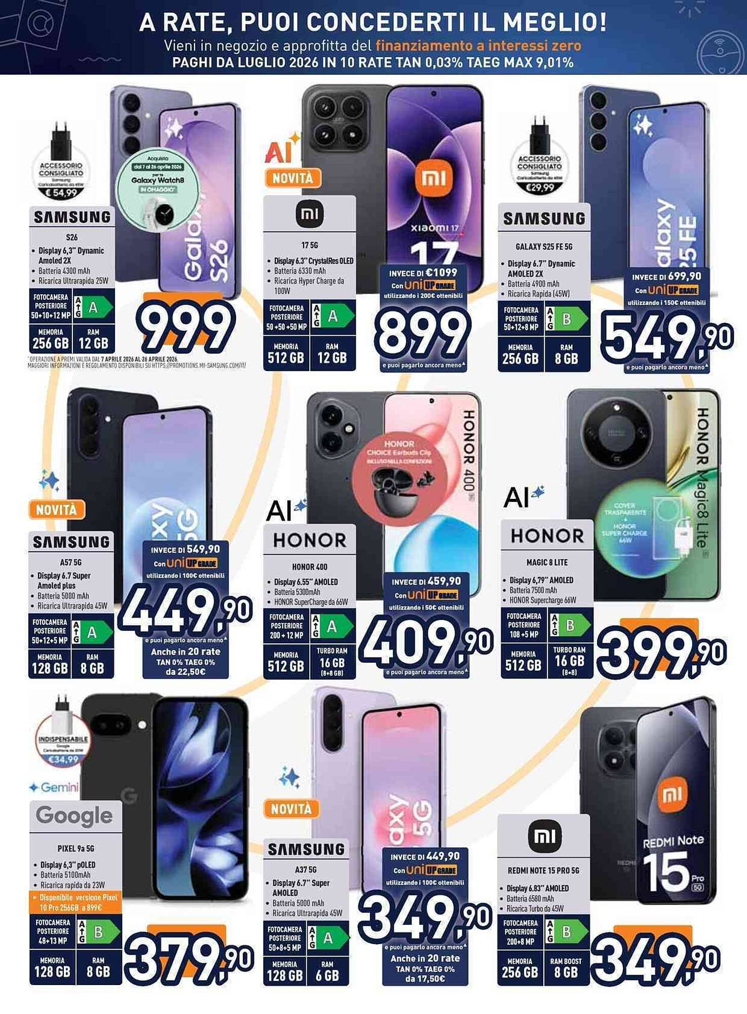 Volantino Unieuro (2026-04-03 - 2026-04-16)