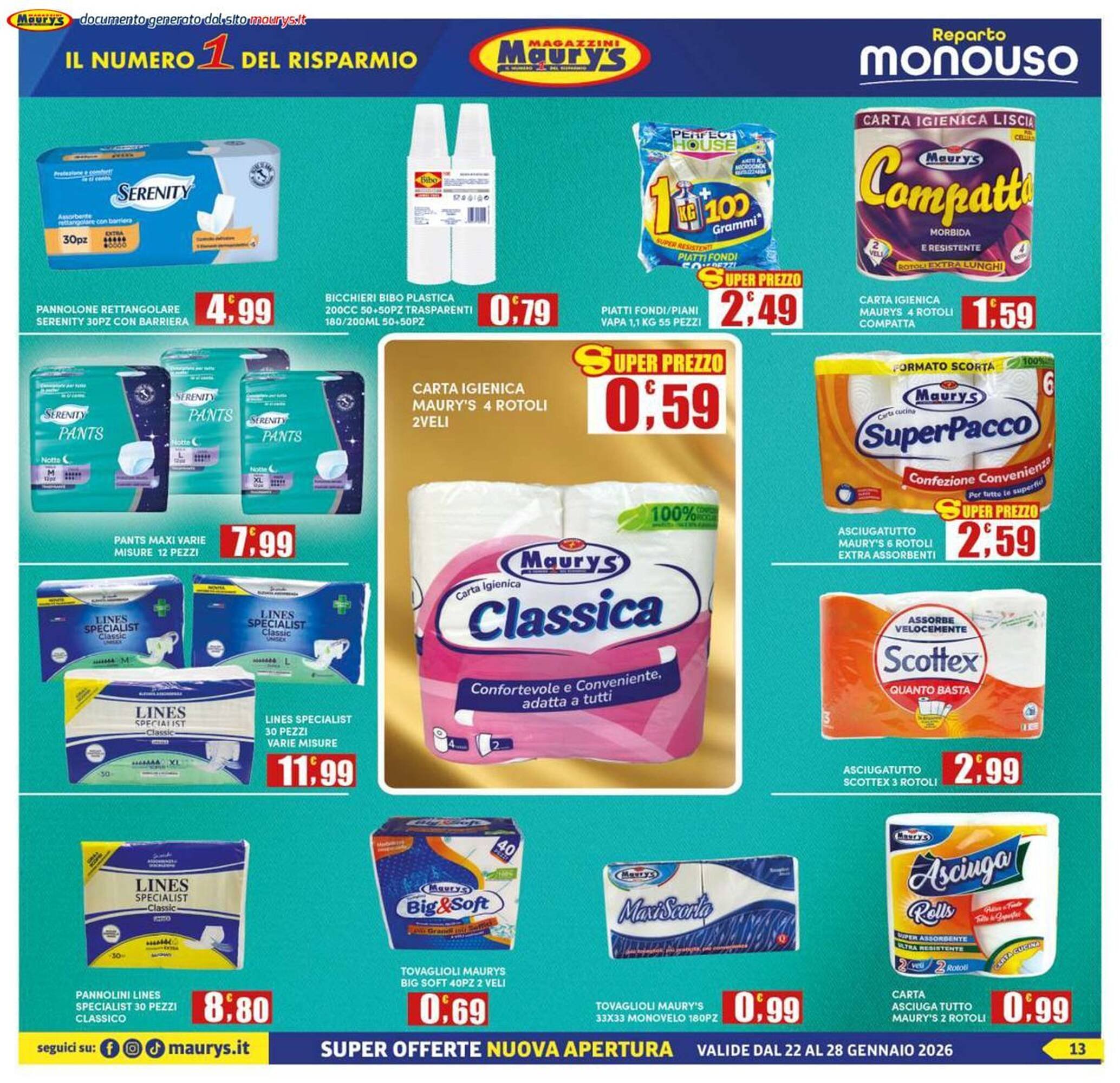 Volantino Maury's (2026-01-22 - 2026-01-28)