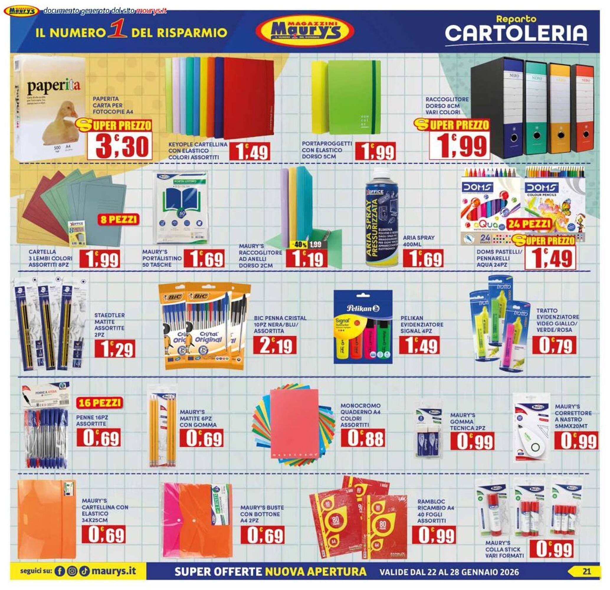 Volantino Maury's (2026-01-22 - 2026-01-28)