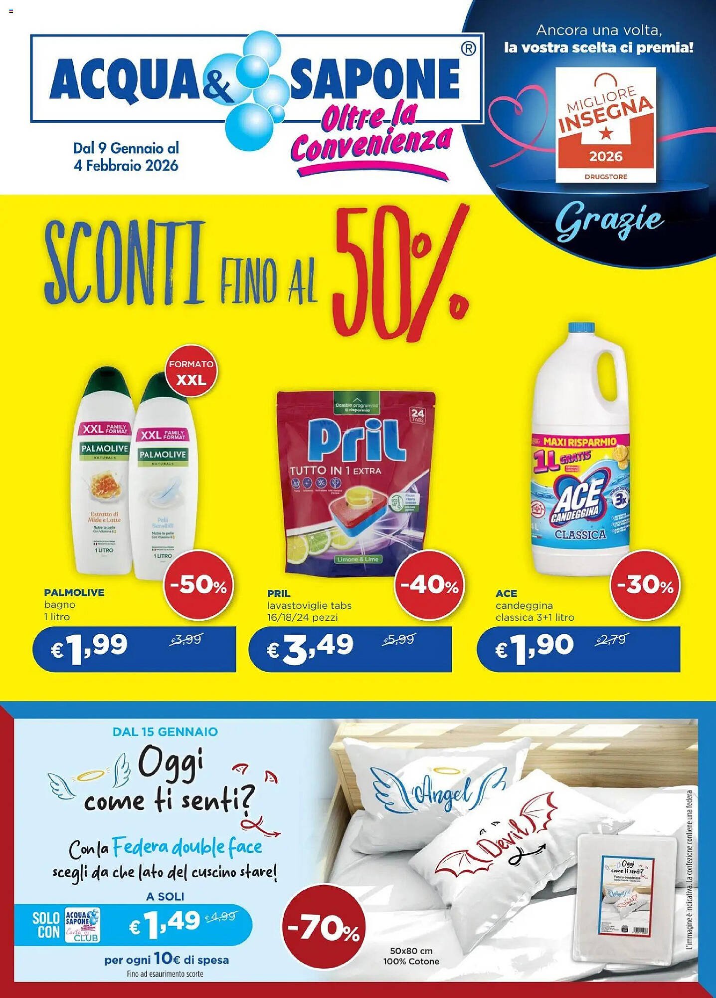 Volantino Acqua &amp; Sapone (2026-01-09 - 2026-02-04)