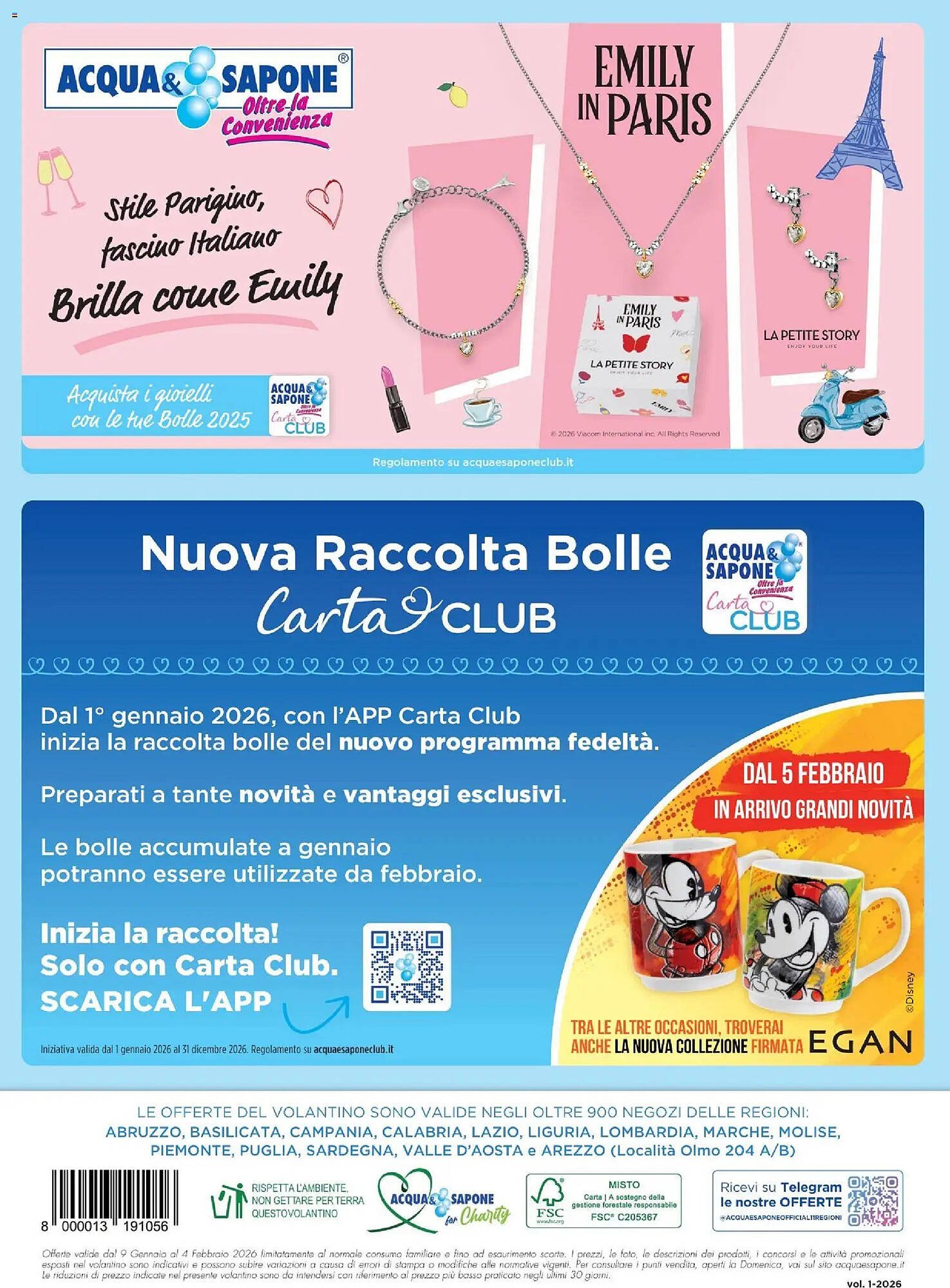 Volantino Acqua &amp; Sapone (2026-01-09 - 2026-02-04)