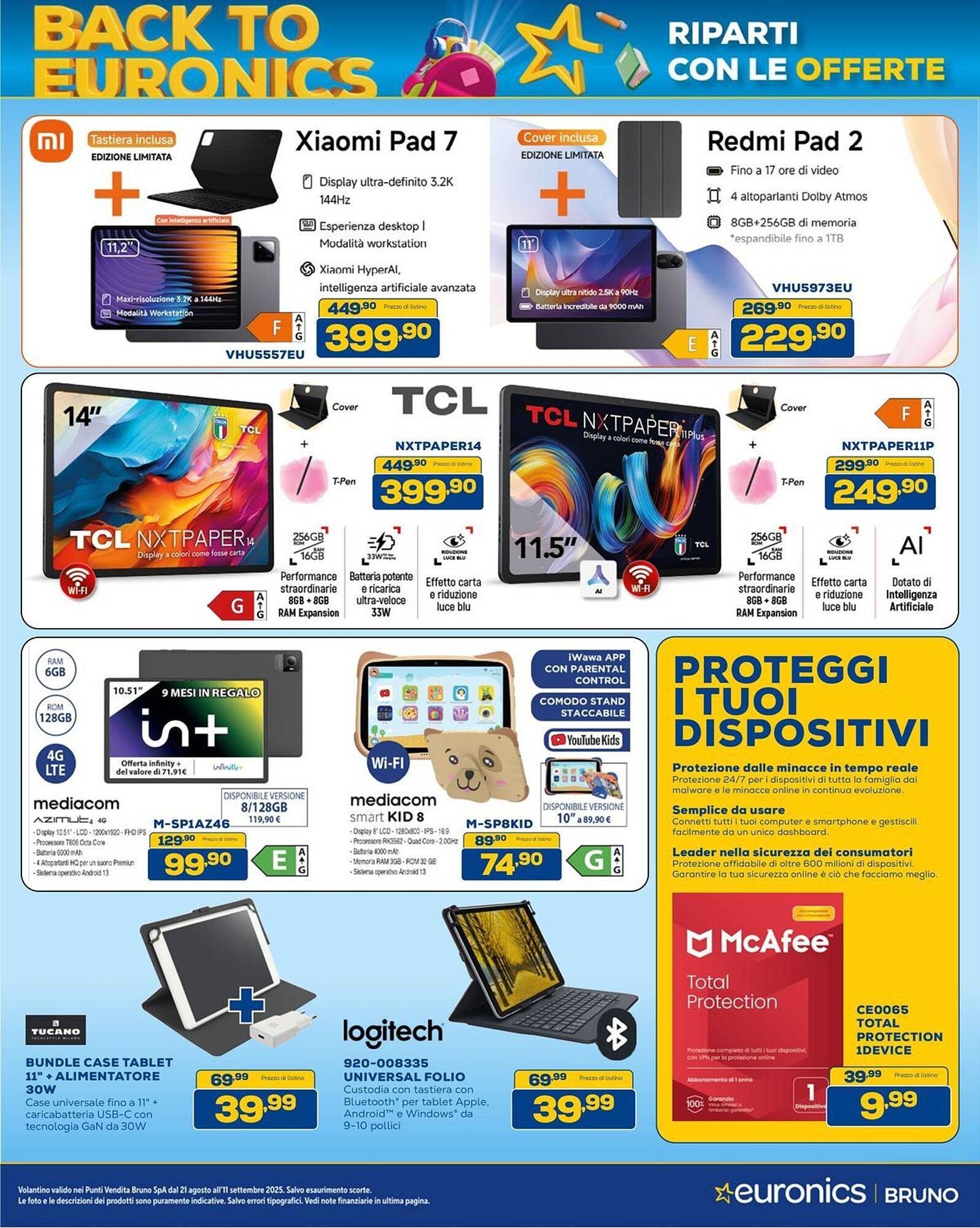 Volantino Euronics (2025-08-21 - 2025-09-11)