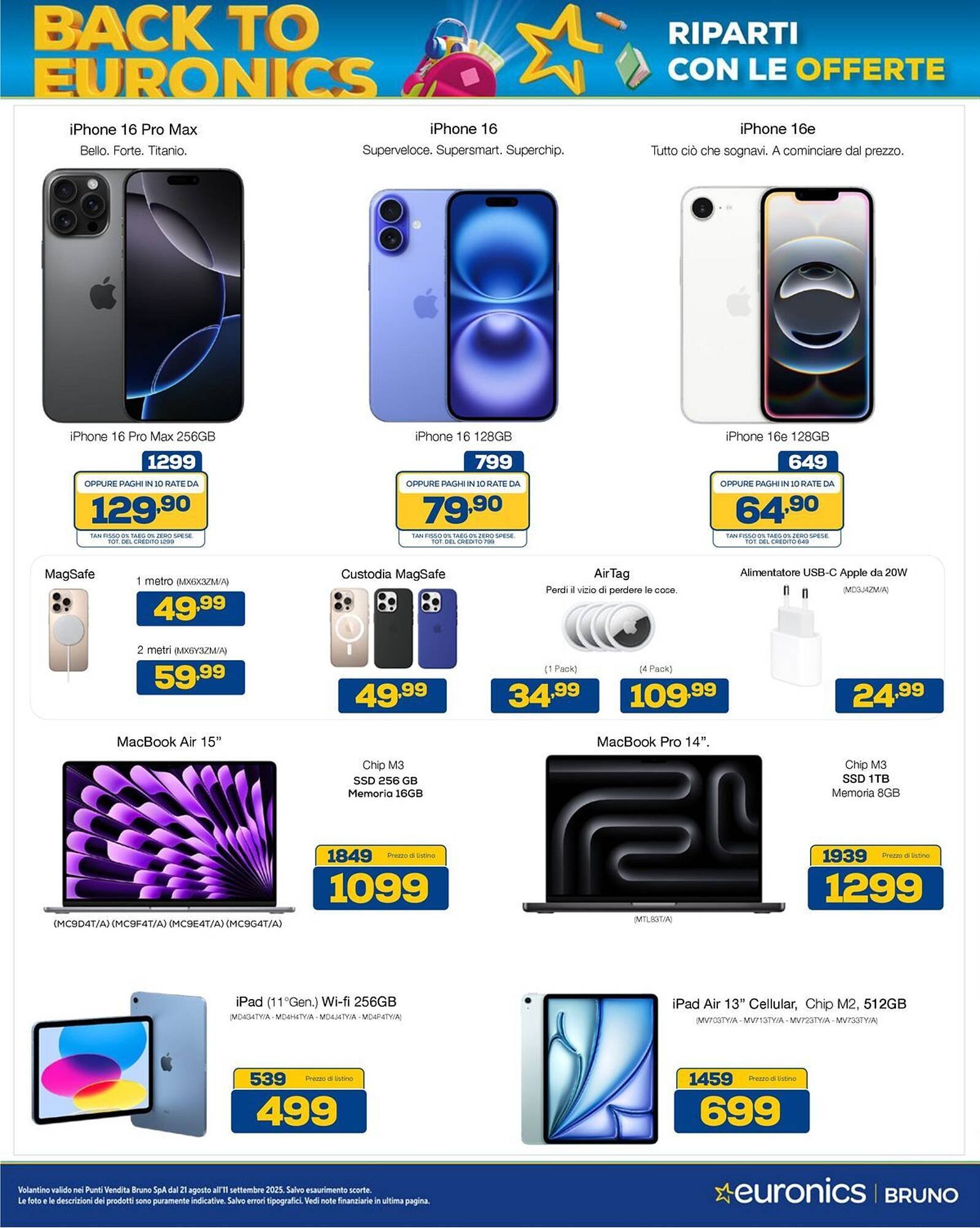 Volantino Euronics (2025-08-21 - 2025-09-11)