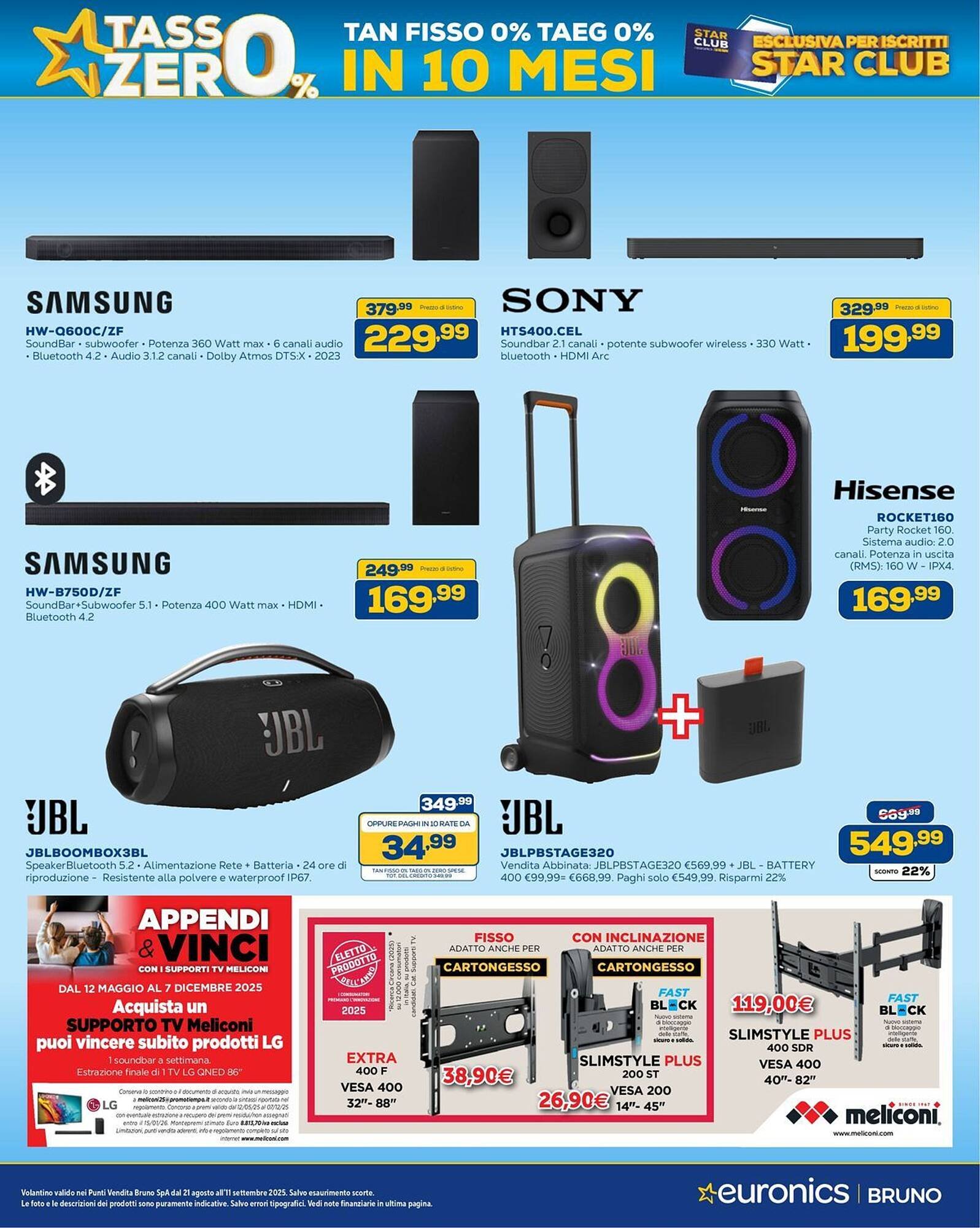 Volantino Euronics (2025-08-21 - 2025-09-11)