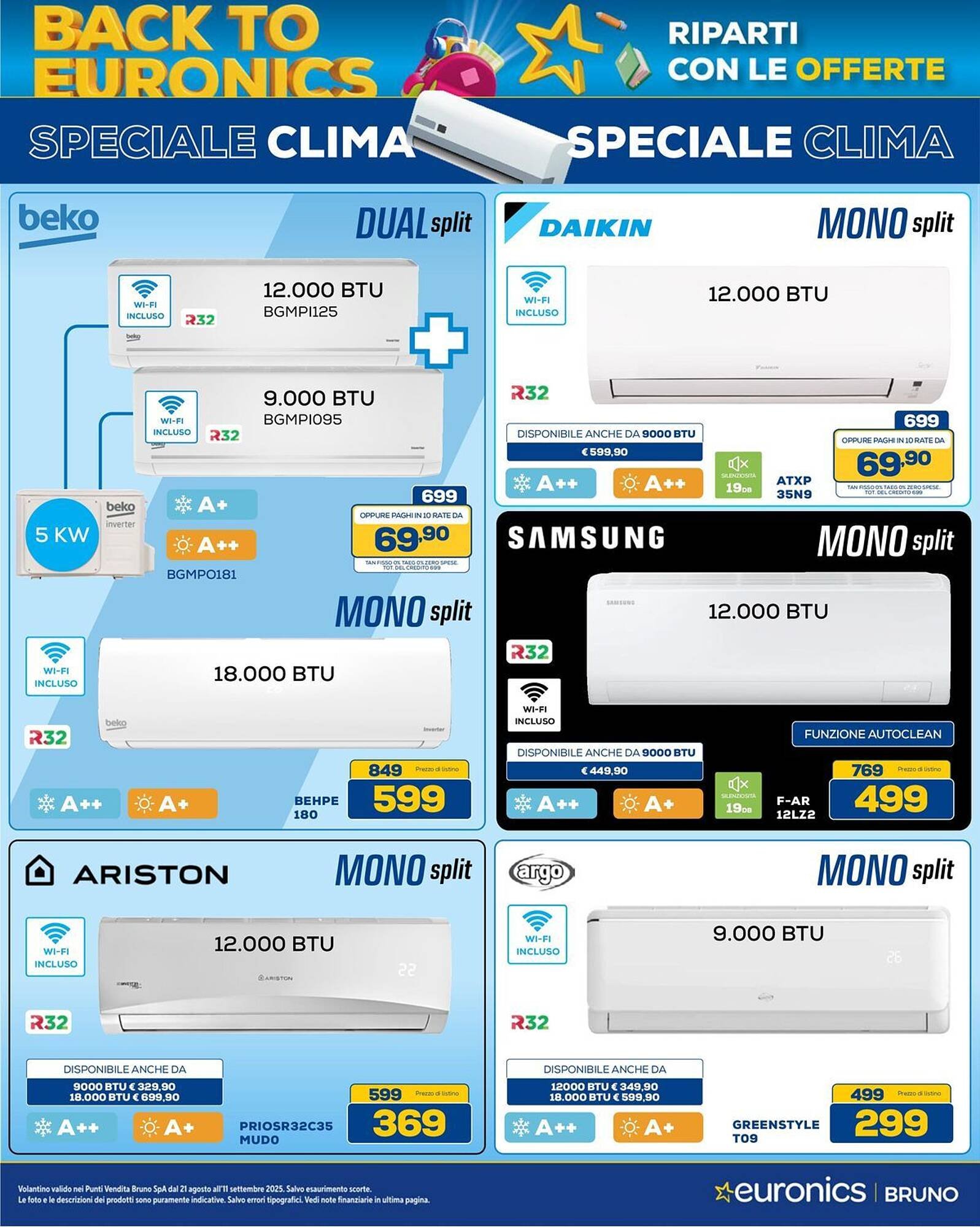 Volantino Euronics (2025-08-21 - 2025-09-11)