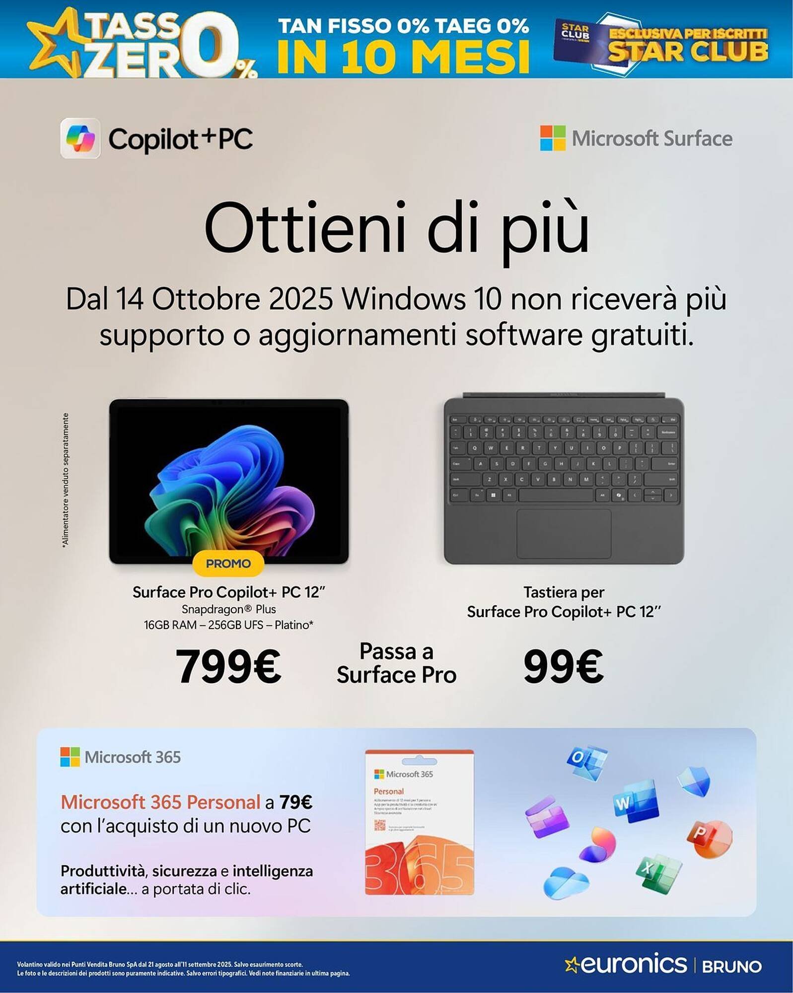 Volantino Euronics (2025-08-21 - 2025-09-11)