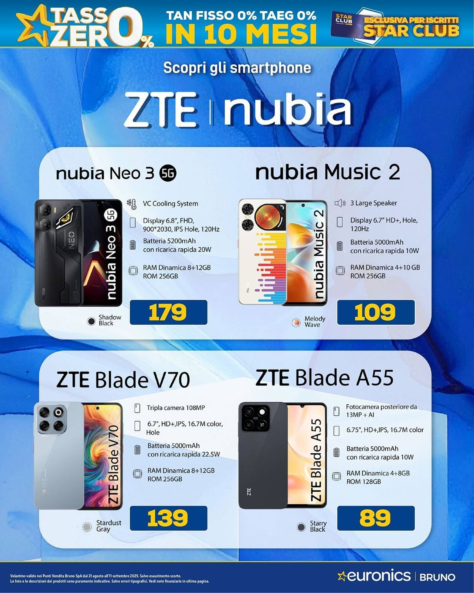 Volantino Euronics (2025-08-21 - 2025-09-11)