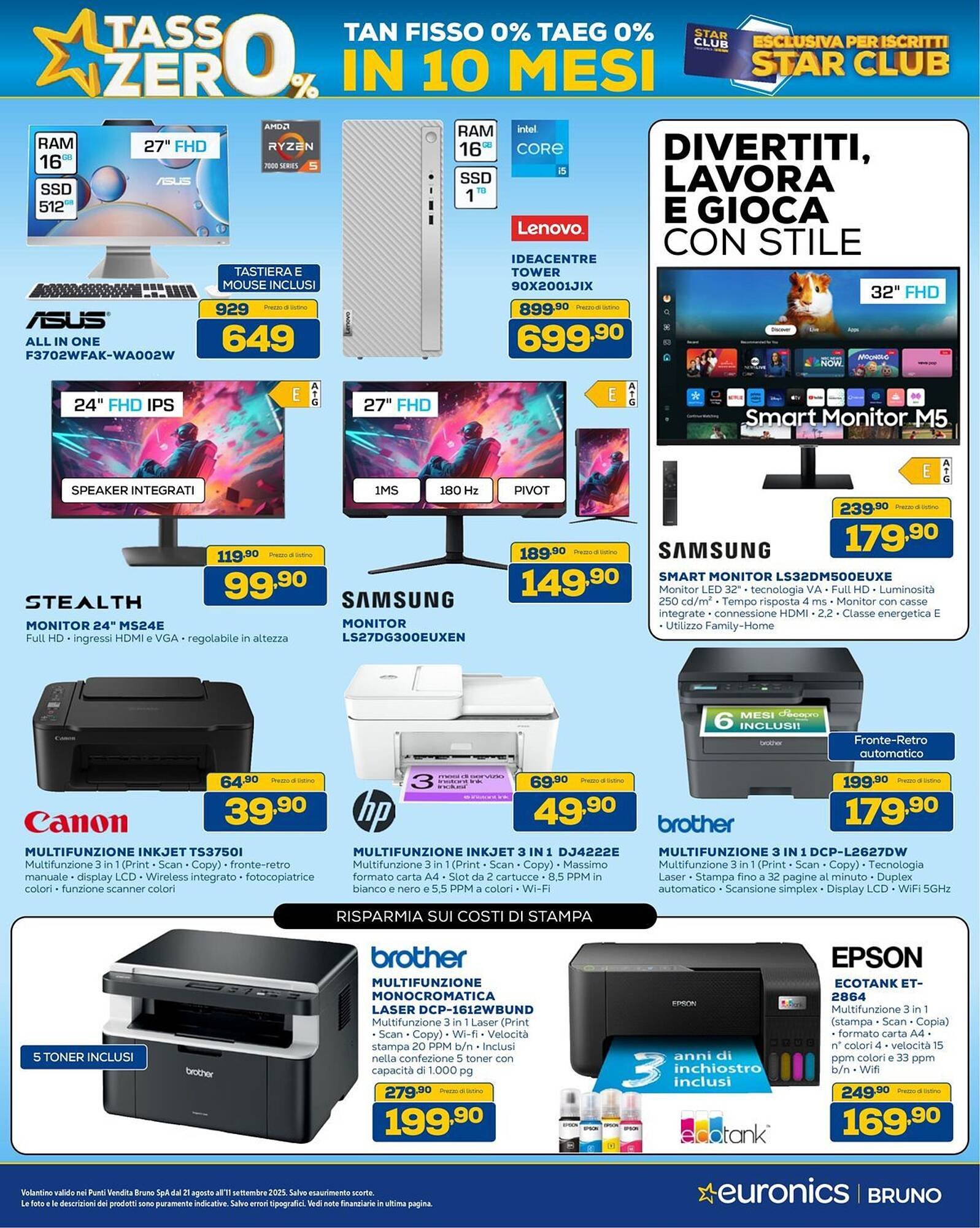 Volantino Euronics (2025-08-21 - 2025-09-11)