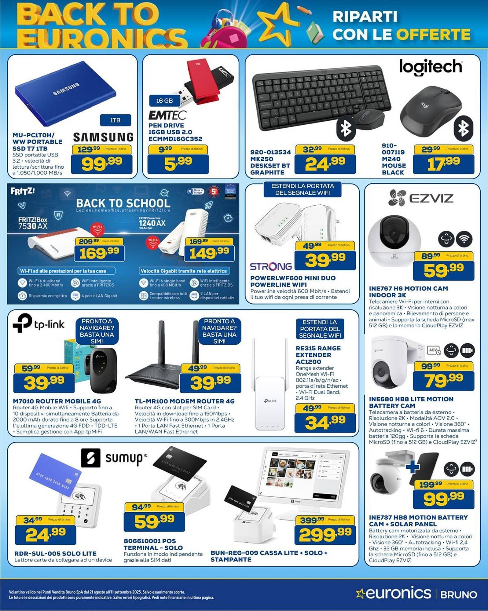 Volantino Euronics (2025-08-21 - 2025-09-11)
