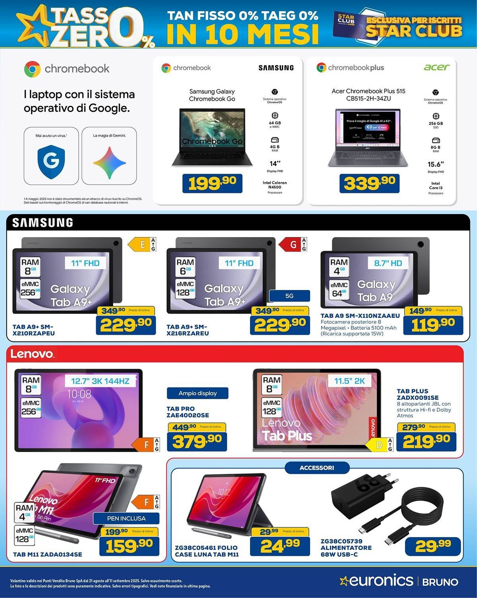 Volantino Euronics (2025-08-21 - 2025-09-11)