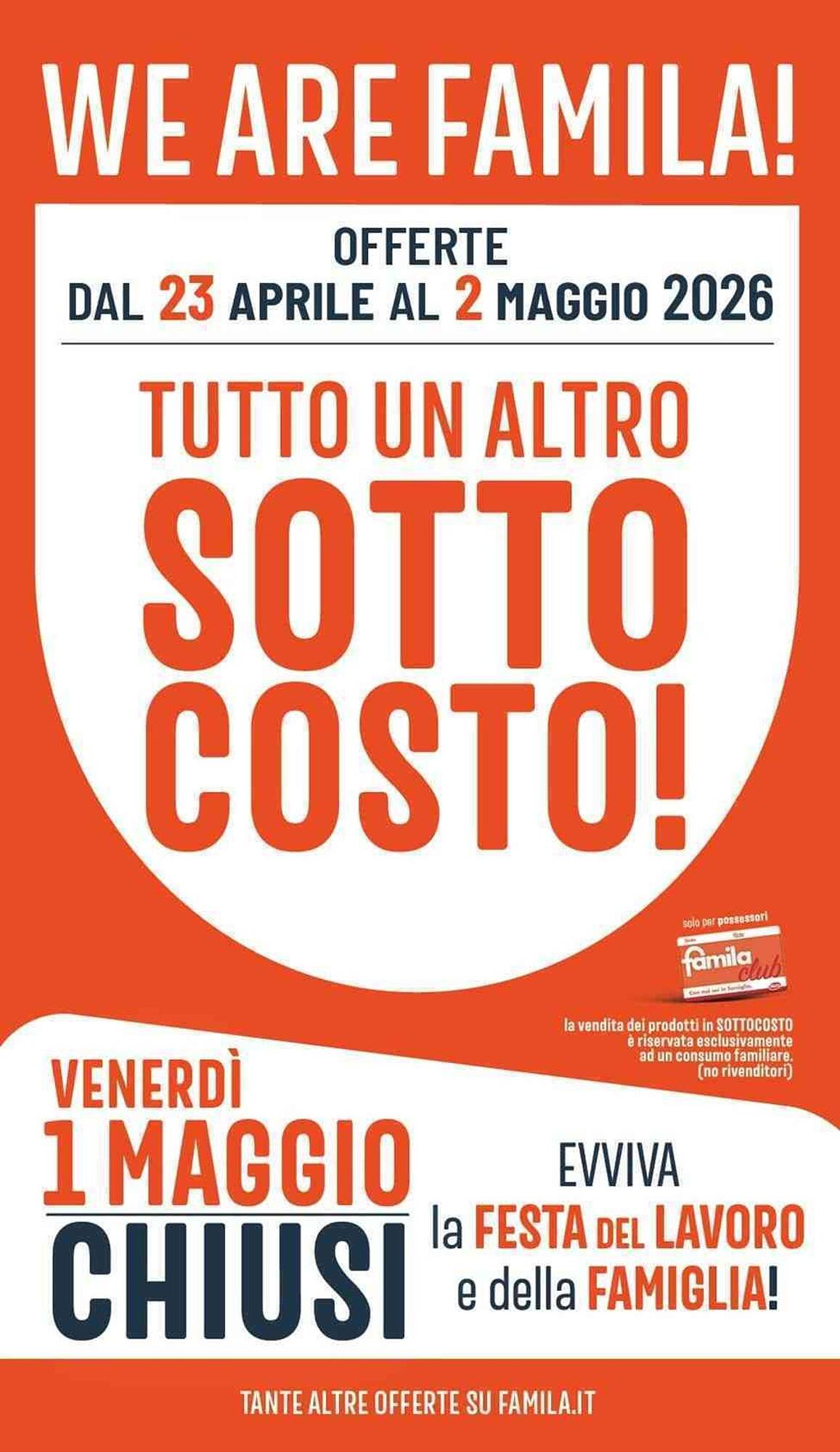 Volantino Famila (2026-04-29 - 2026-05-02)