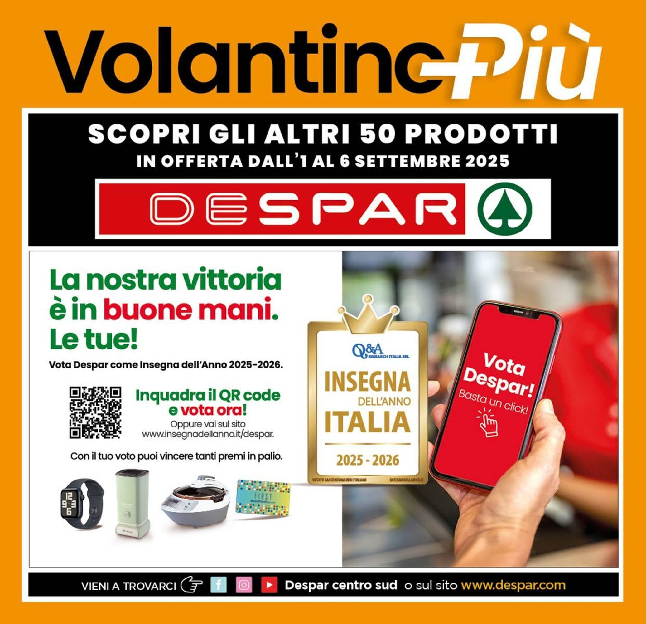 Volantino Despar (2025-09-01 - 2025-09-06)