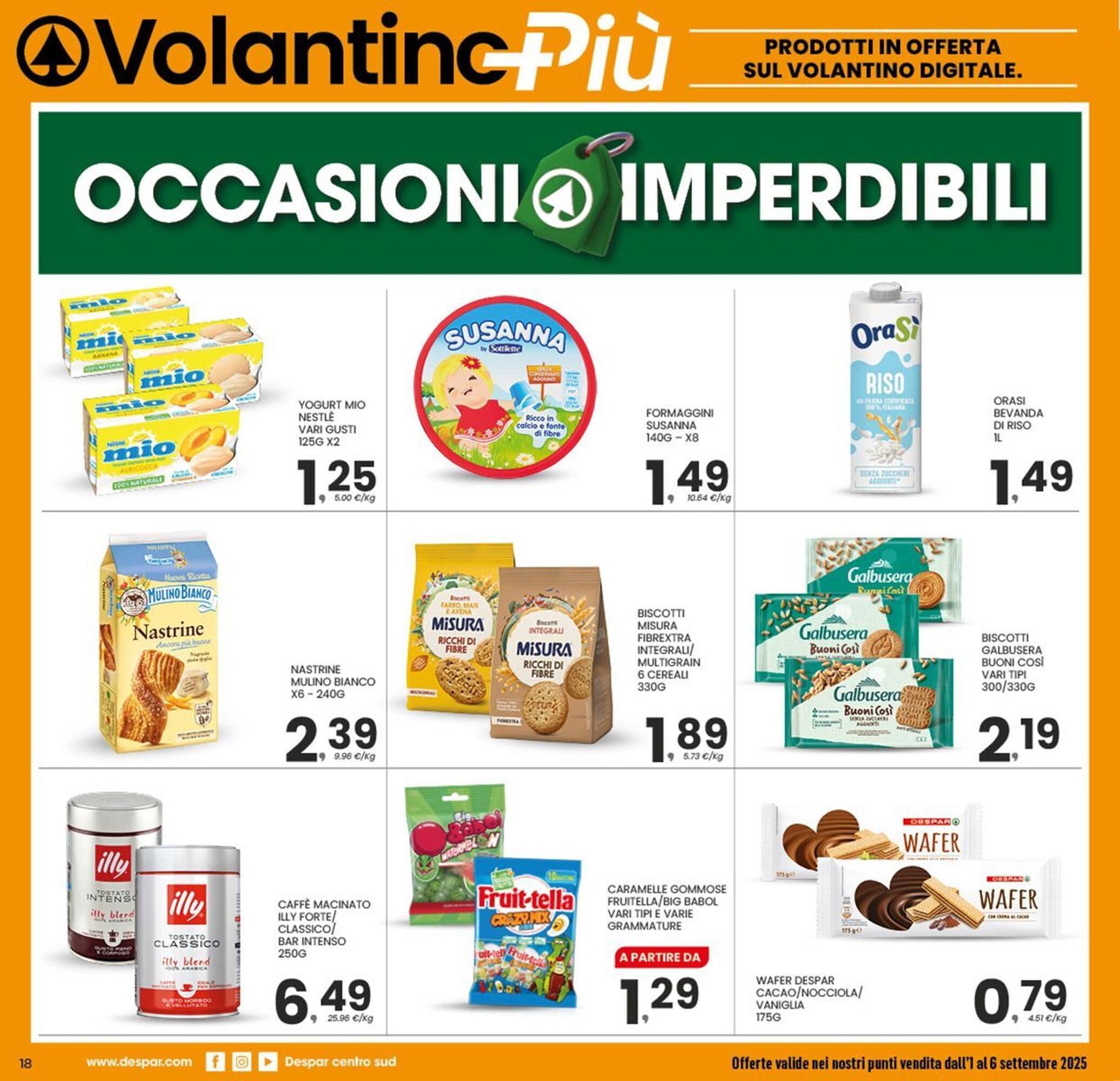 Volantino Despar (2025-09-01 - 2025-09-06)