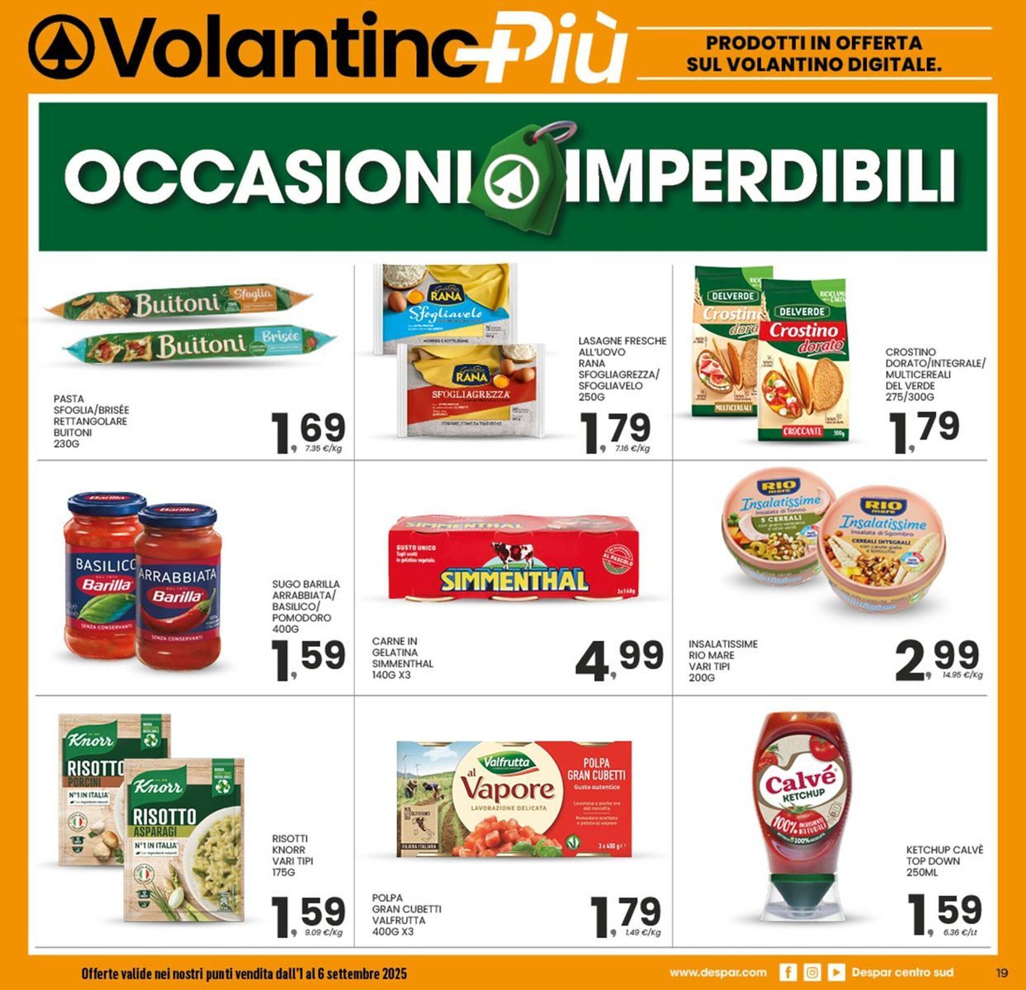 Volantino Despar (2025-09-01 - 2025-09-06)