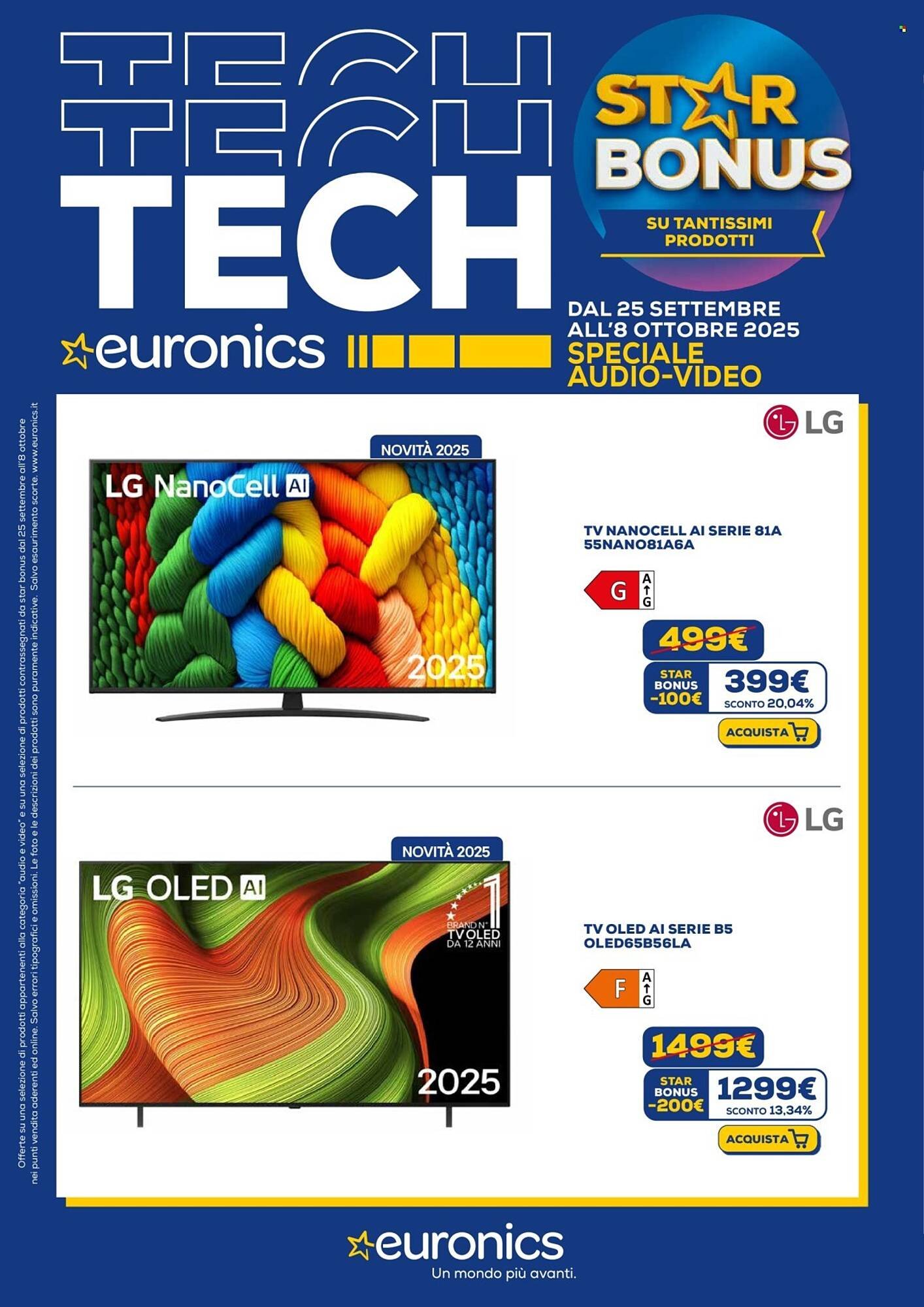 Volantino Euronics (2025-09-25 - 2025-10-08)