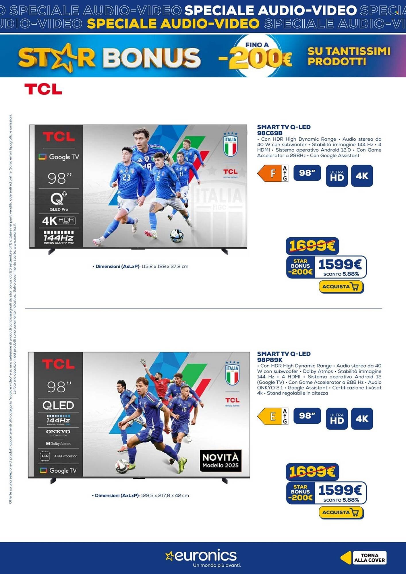 Volantino Euronics (2025-09-25 - 2025-10-08)