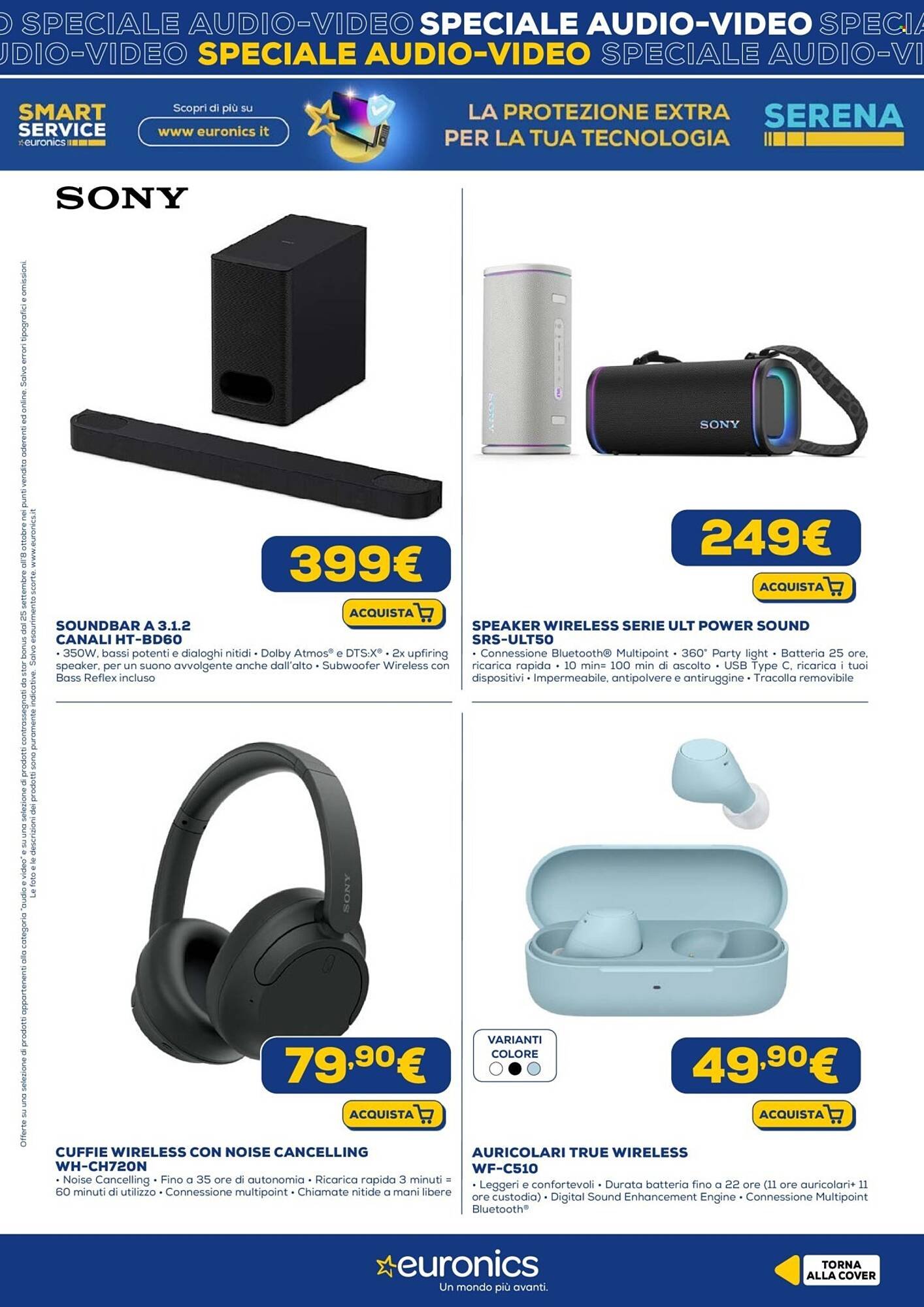 Volantino Euronics (2025-09-25 - 2025-10-08)