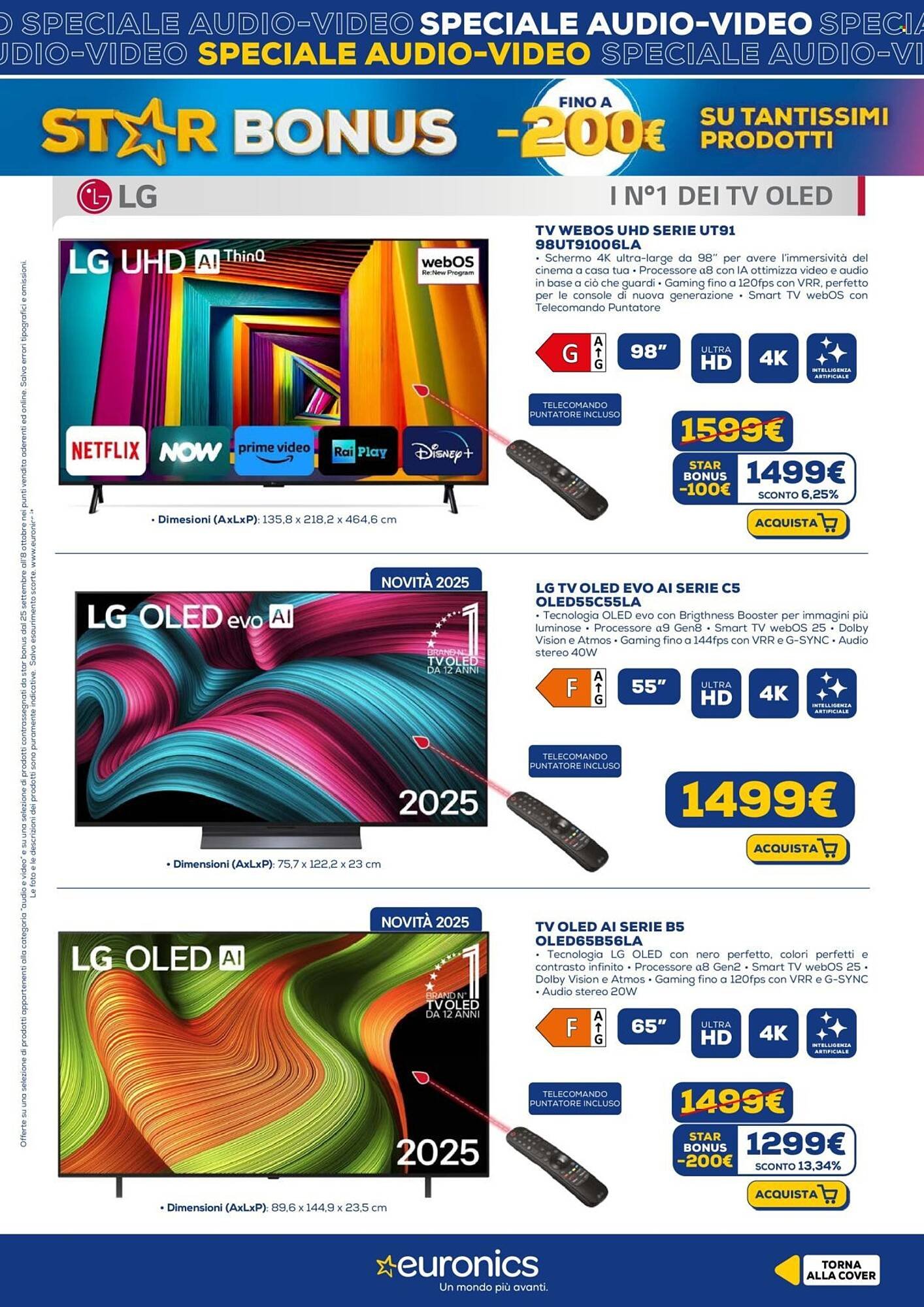 Volantino Euronics (2025-09-25 - 2025-10-08)