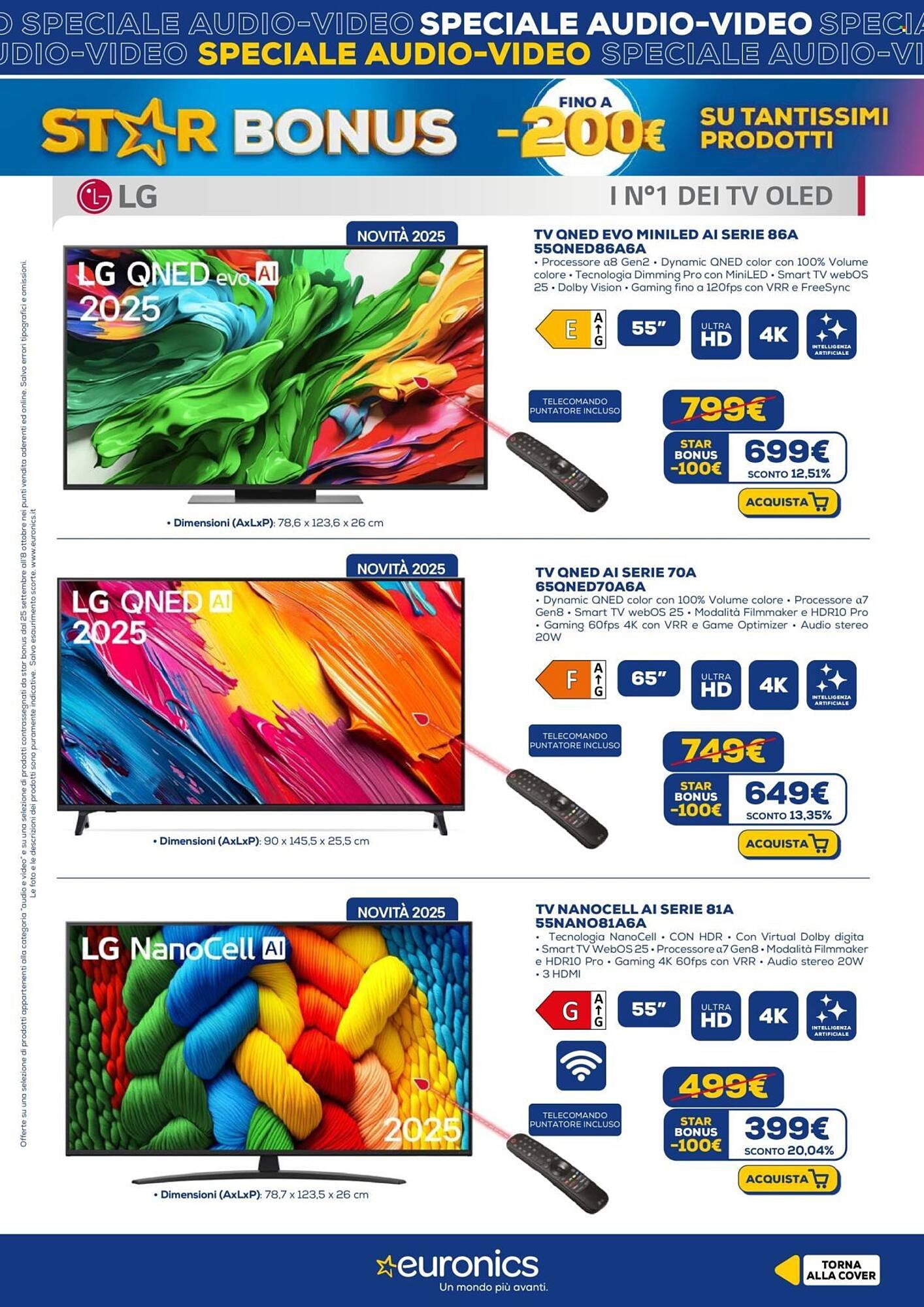Volantino Euronics (2025-09-25 - 2025-10-08)