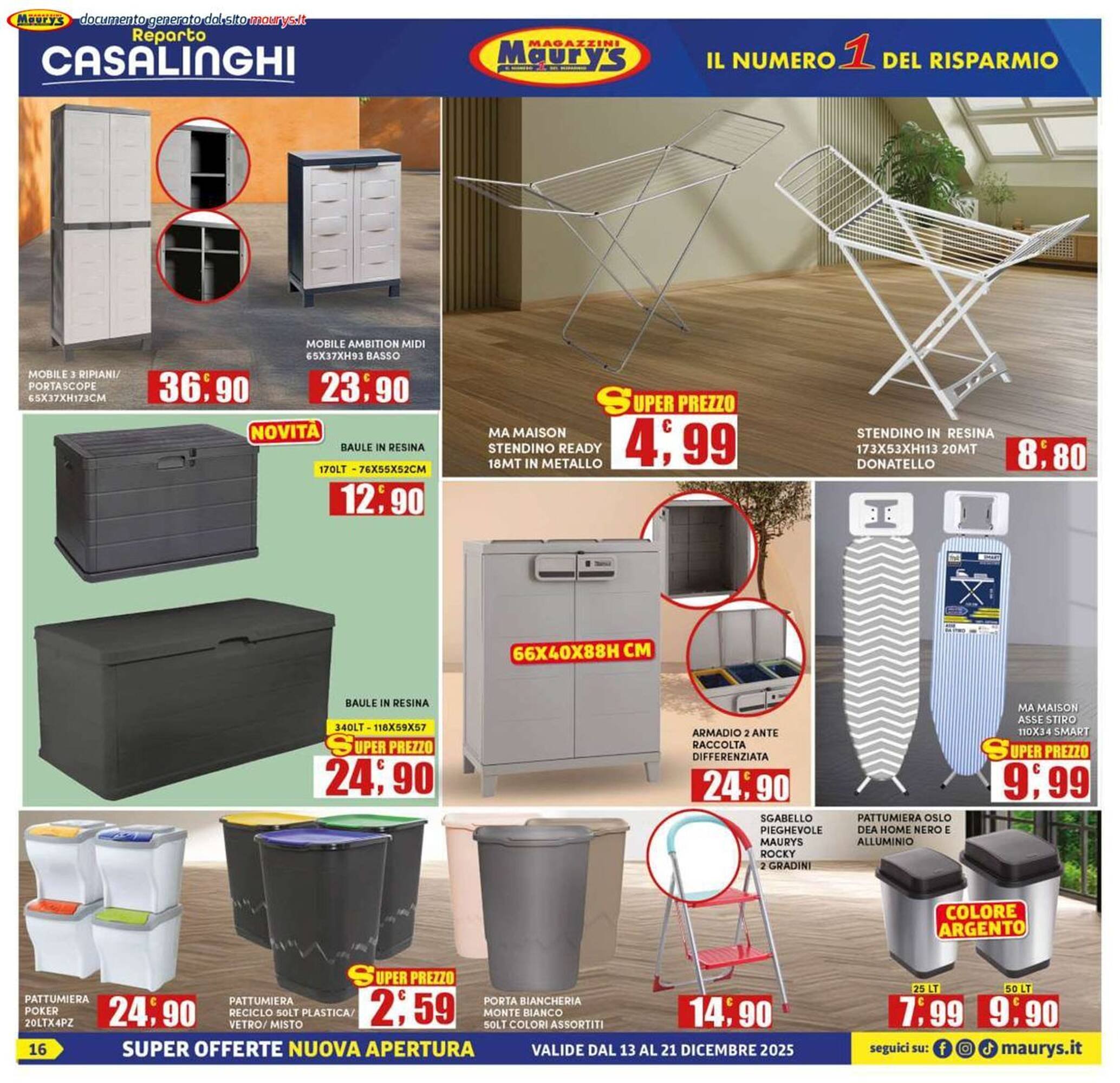 Volantino Maury&#039;s (2025-12-13 - 2025-12-21)