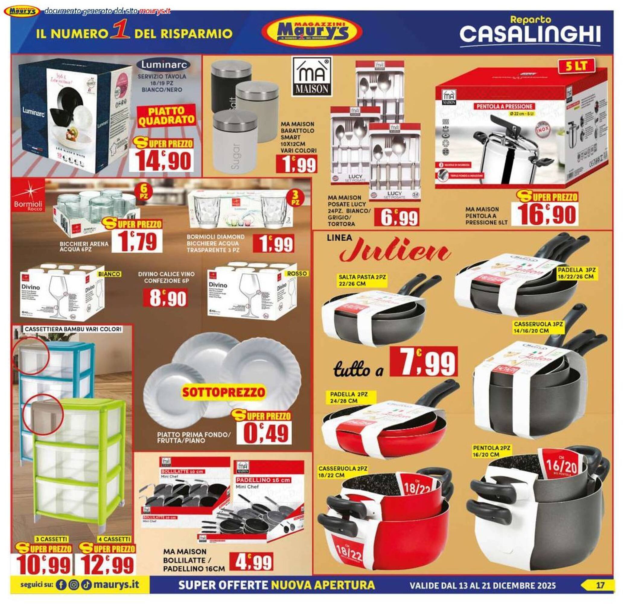 Volantino Maury&#039;s (2025-12-13 - 2025-12-21)