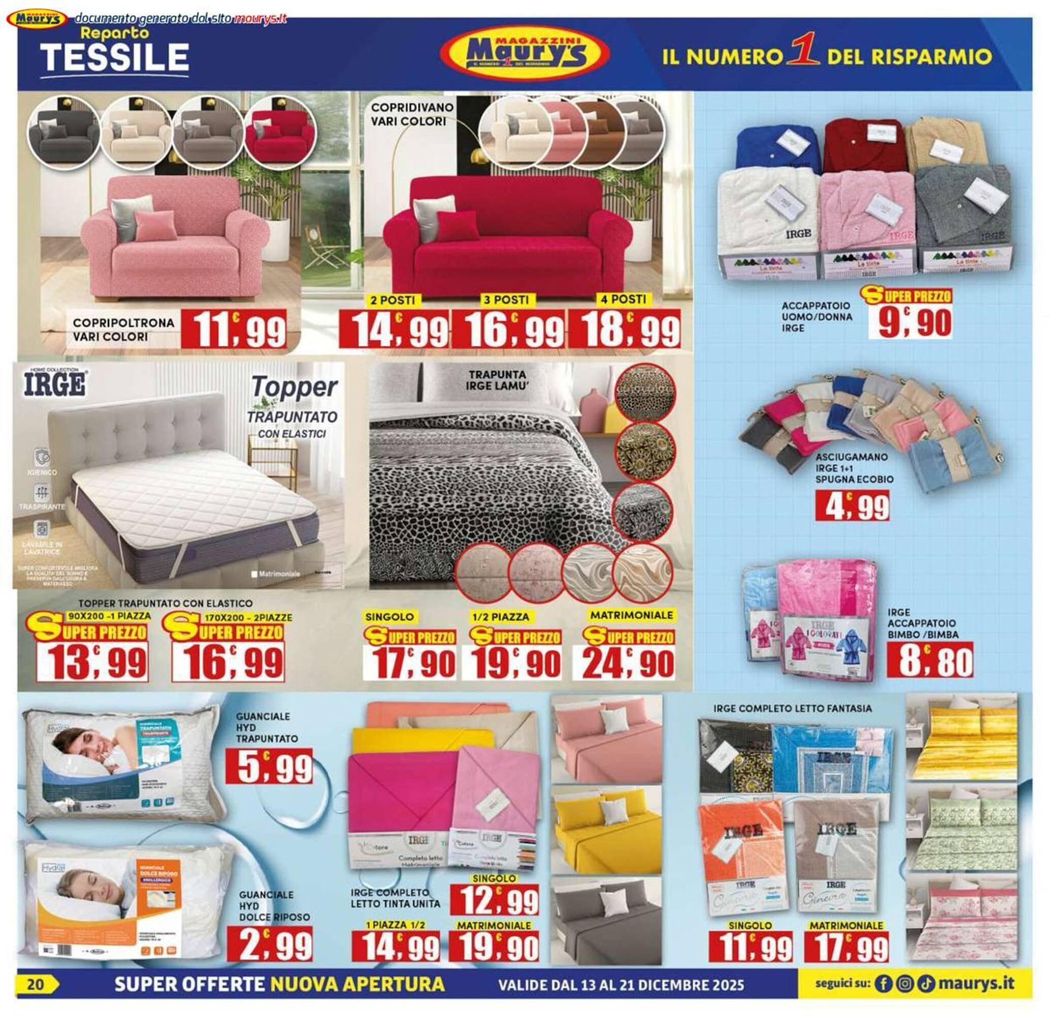 Volantino Maury&#039;s (2025-12-13 - 2025-12-21)