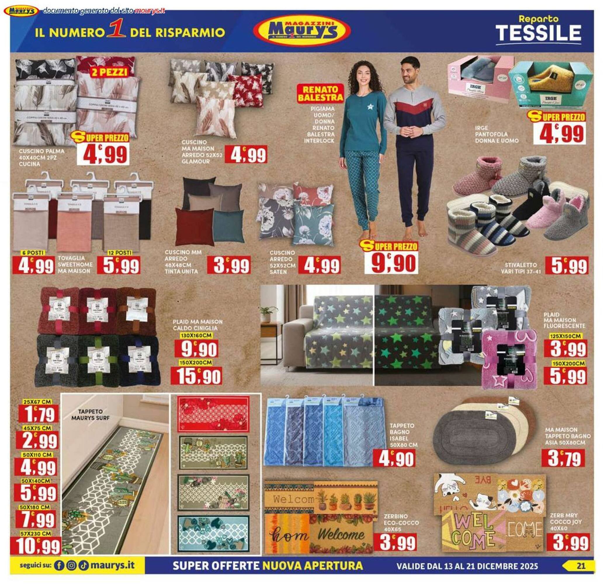 Volantino Maury&#039;s (2025-12-13 - 2025-12-21)
