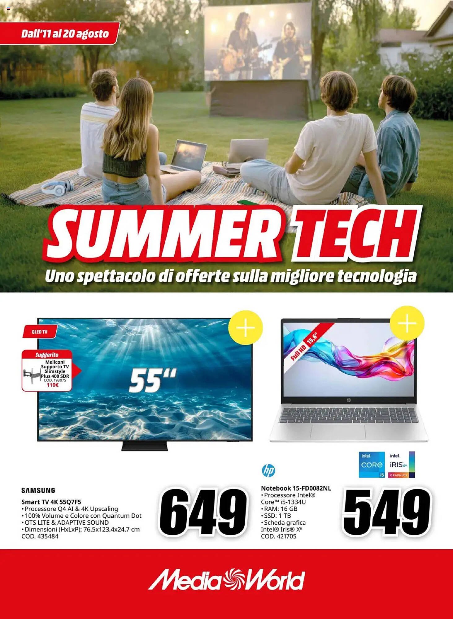 Volantino MediaWorld (2025-08-11 - 2025-08-20)