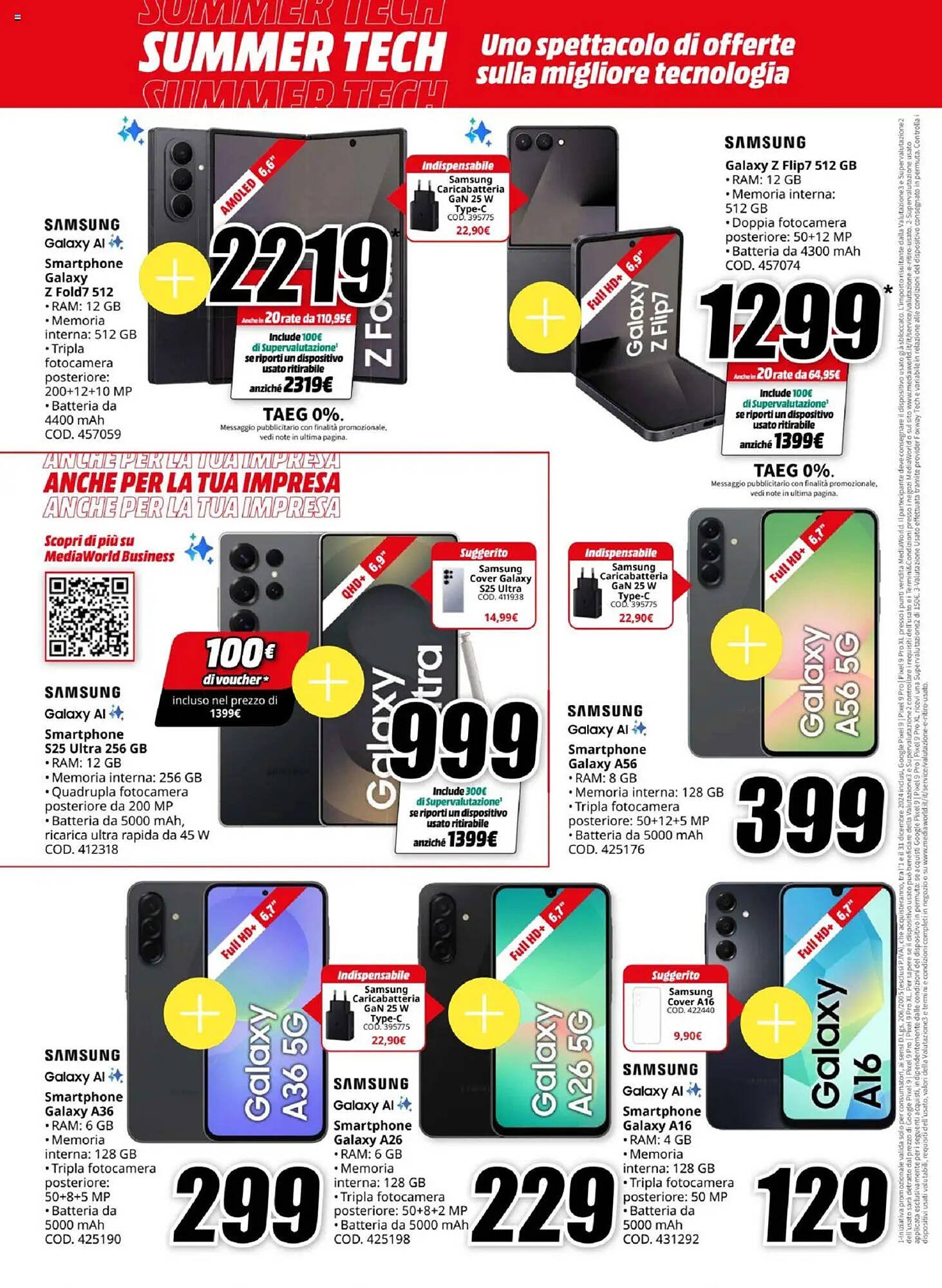 Volantino MediaWorld (2025-08-11 - 2025-08-20)