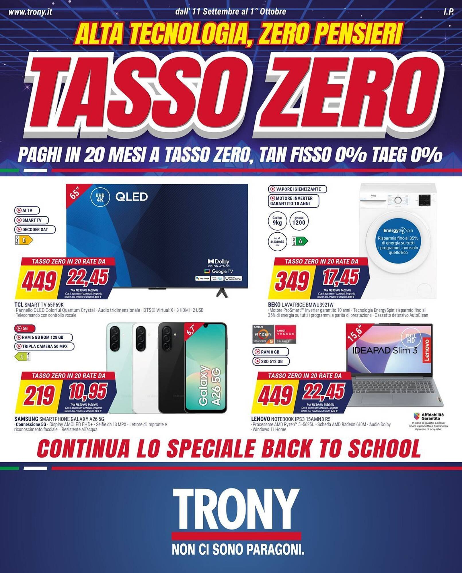 Volantino Trony (2025-09-11 - 2025-10-01)